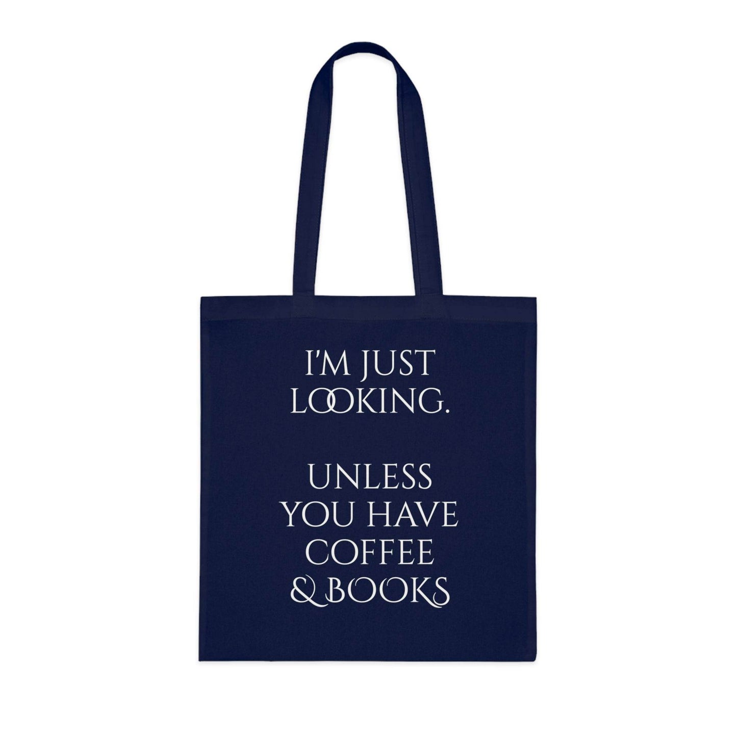 Coffee & Books Cotton Tote - Perfect for Book Lovers - The Dreamer's Bookshop.