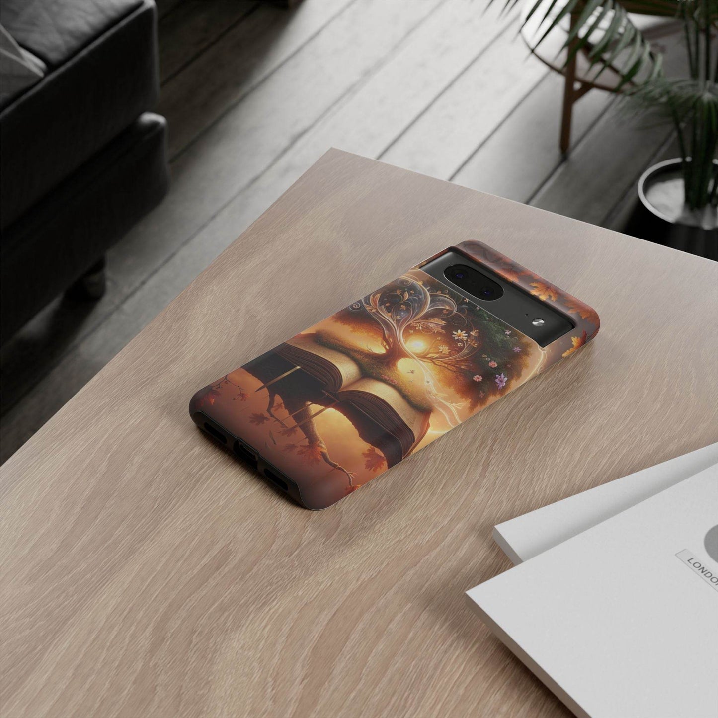 Google & Samsung - Artistic Phone Case with BookishTree Design - Tough Cases - The Dreamer's Bookshop.