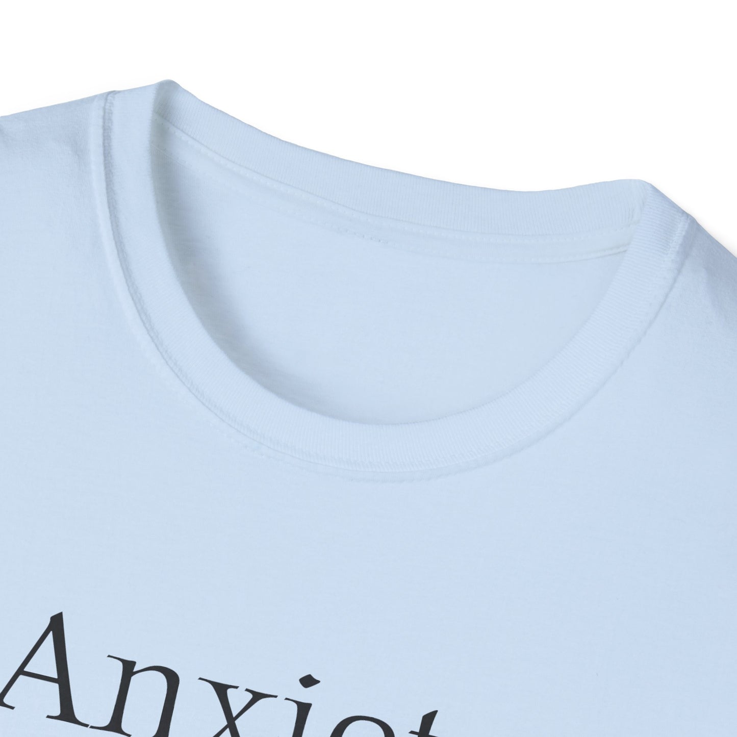 Anxiety Warrior Unisex Softstyle T-Shirt - Empowering Graphic Tee for Mental Health Awareness