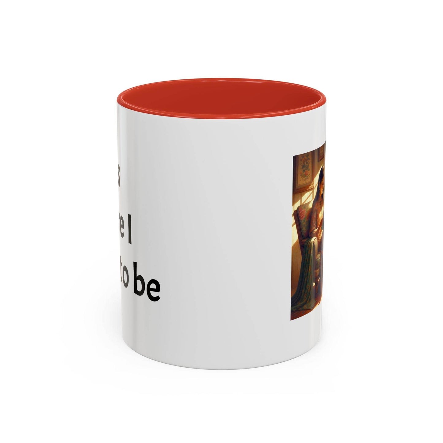 Cozy Reading Accent Coffee Mug - 11 oz - Perfect for Book Lovers - The Dreamer's Bookshop.