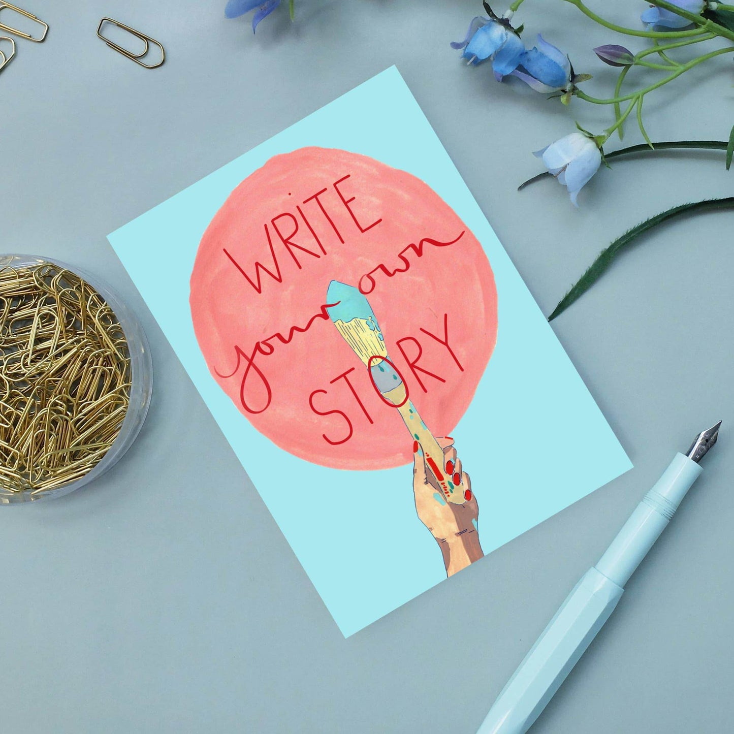 Wonder Of Today - Penseel ansichtkaart - The Dreamer's Bookshop.