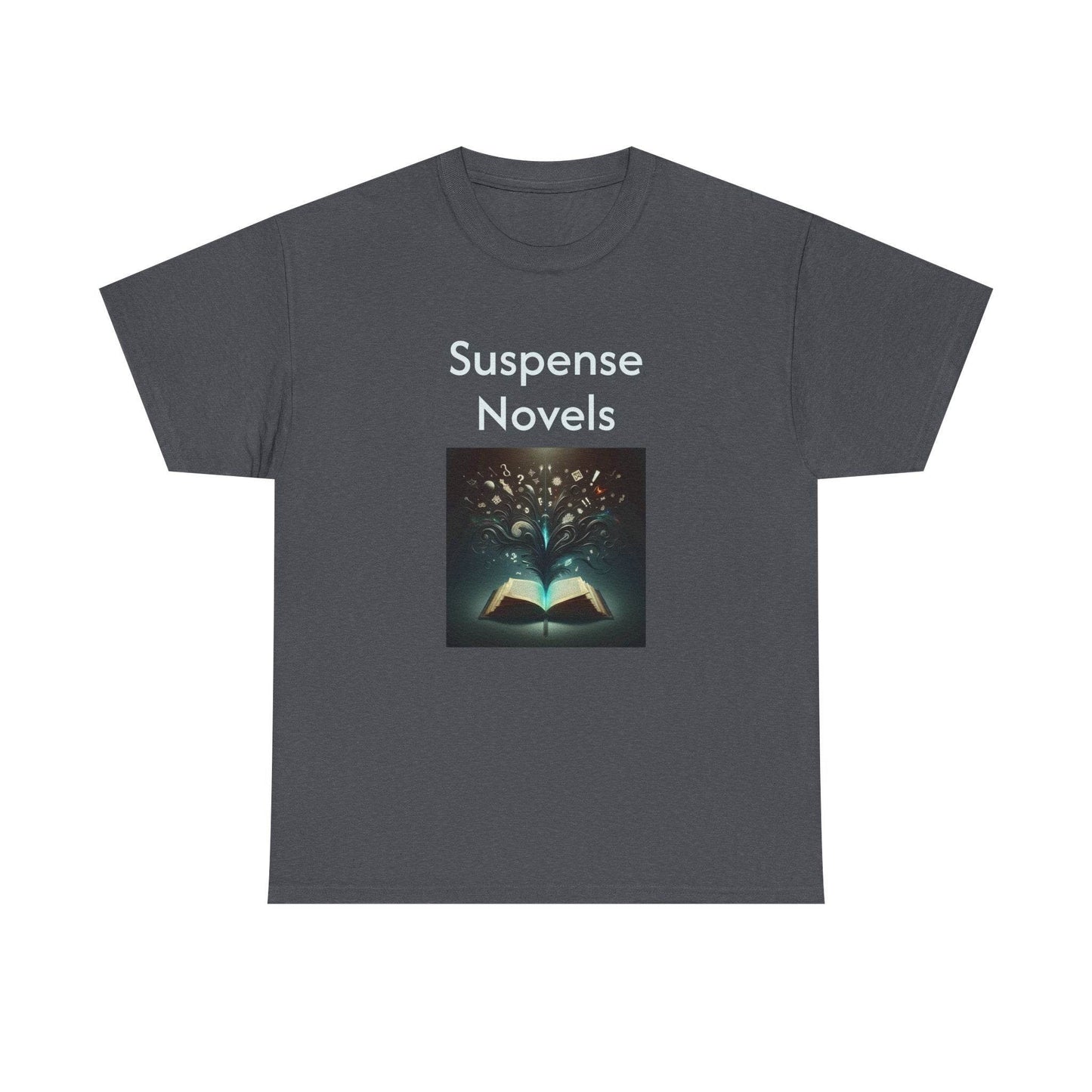 Fiction - Graphic Tee - Unisex Heavy Cotton T-Shirt Suspense Novels - The Dreamer's Bookshop.