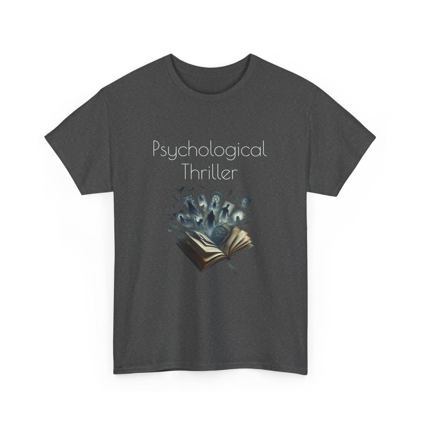 Fiction - Graphic Tee - Unisex Heavy Cotton T-Shirt Psychological Thriller - The Dreamer's Bookshop.