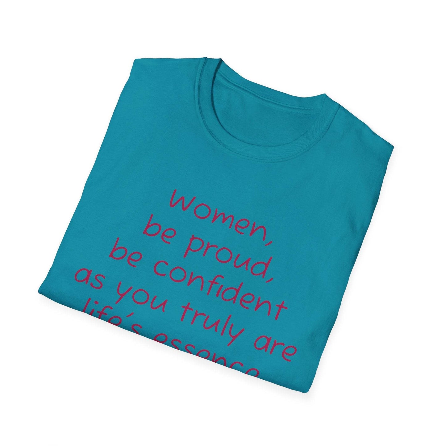 Inspirational Unisex Softstyle T-Shirt - 'Women' Motivational Design - The Dreamer's Bookshop.