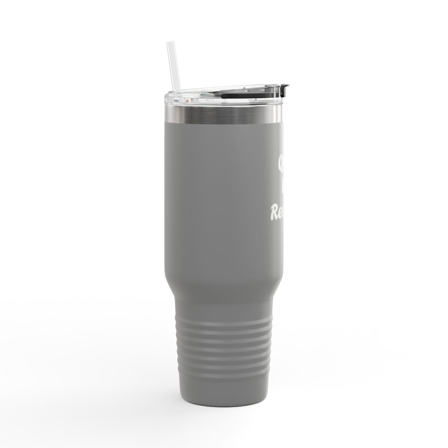 Insulated Travel Mug - "Quiet I'm Reading" - 40oz Coffee Cup for Book Lovers - The Dreamer's Bookshop.