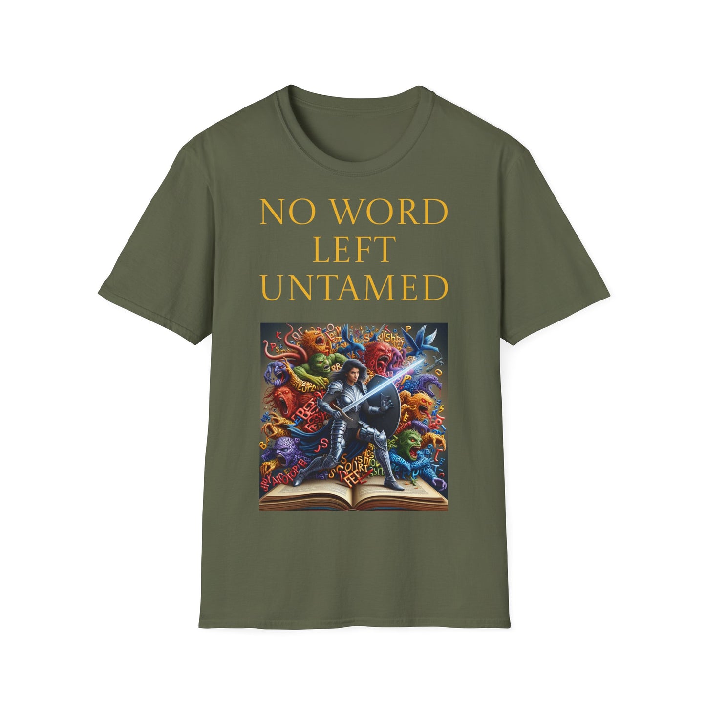 Unisex -Inspired T-Shirt - "No Word" - Perfect for Book Lovers - The Dreamer's Bookshop.