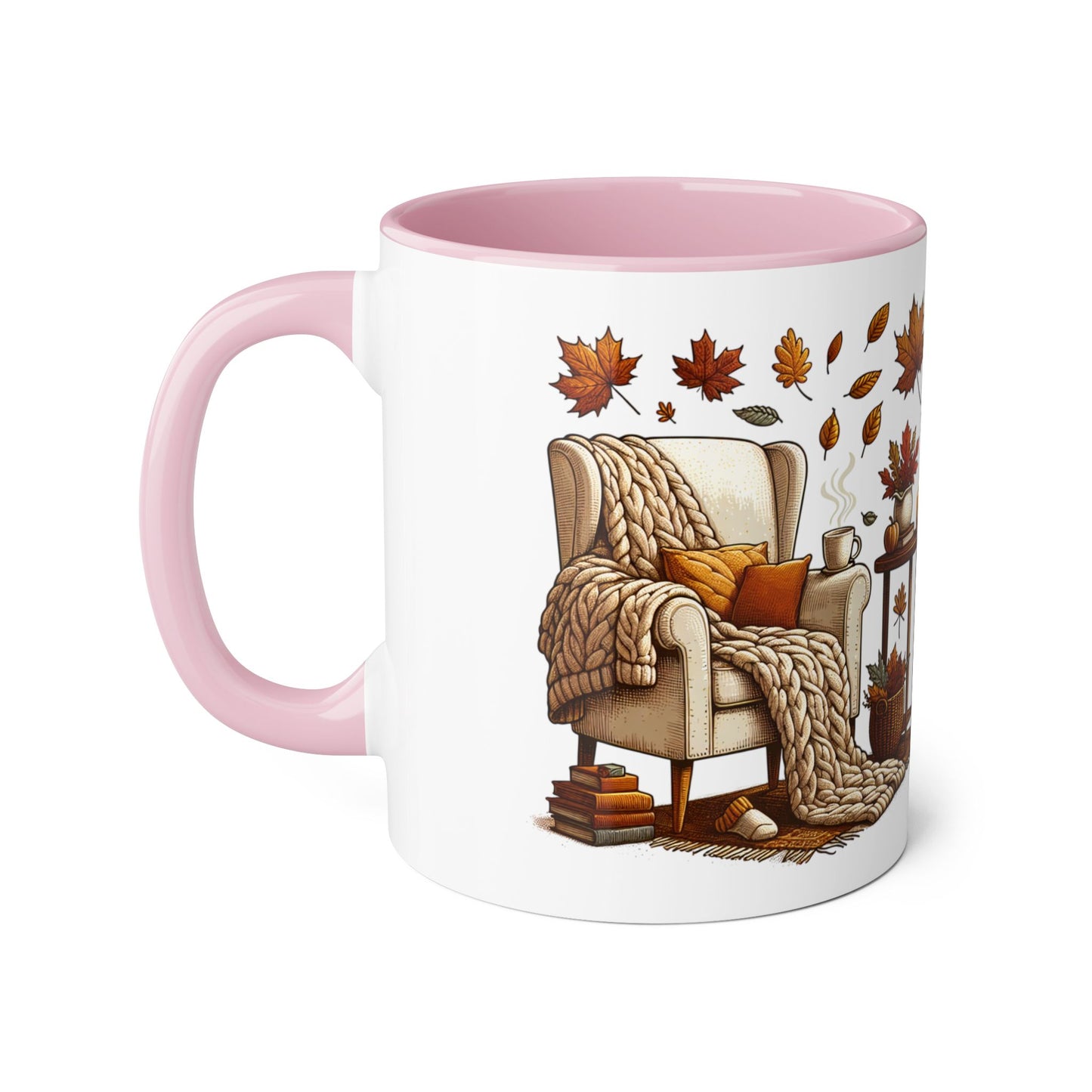 The Cosiness of Fall - 11oz Cup for Booklovers
