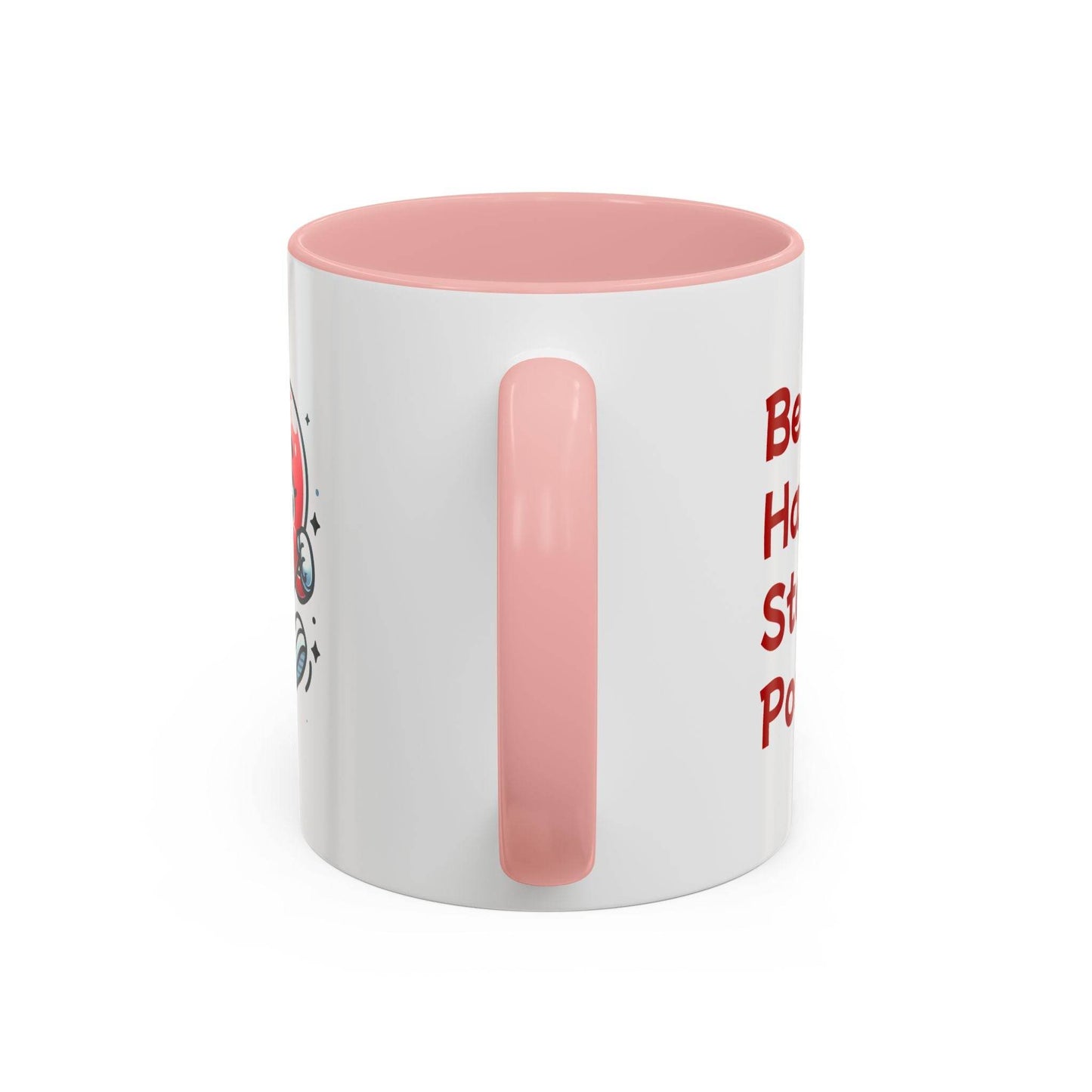 Playful Heart Running Coffee Mug - Cute Gift for Positive Thinkers - The Dreamer's Bookshop.
