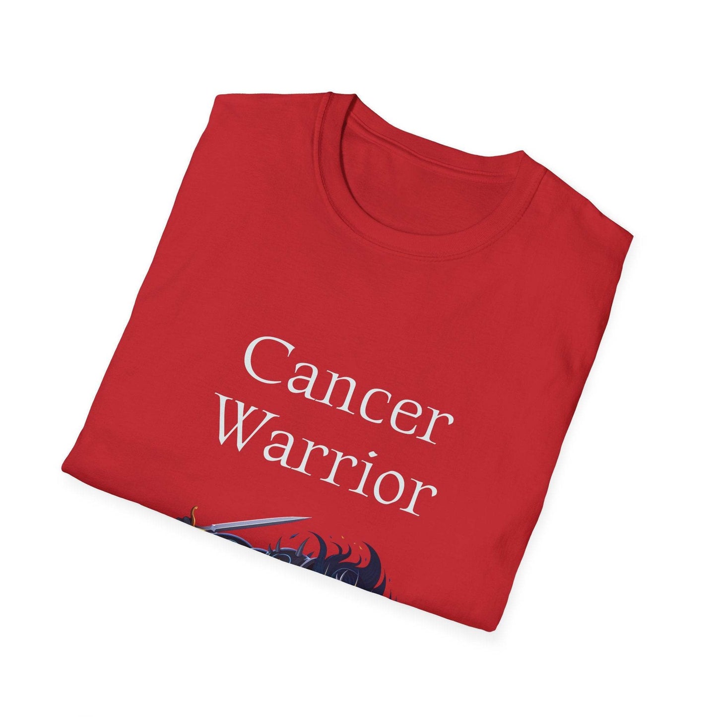 Cancer Warrior Unisex Softstyle T-Shirt - Empower Your Battle - The Dreamer's Bookshop.