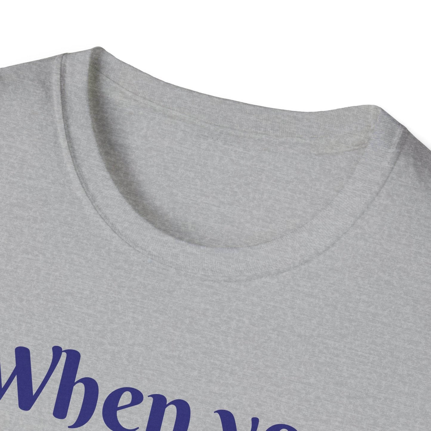 Unisex Softstyle T-Shirt - 'Just Breathe' - The Dreamer's Bookshop.