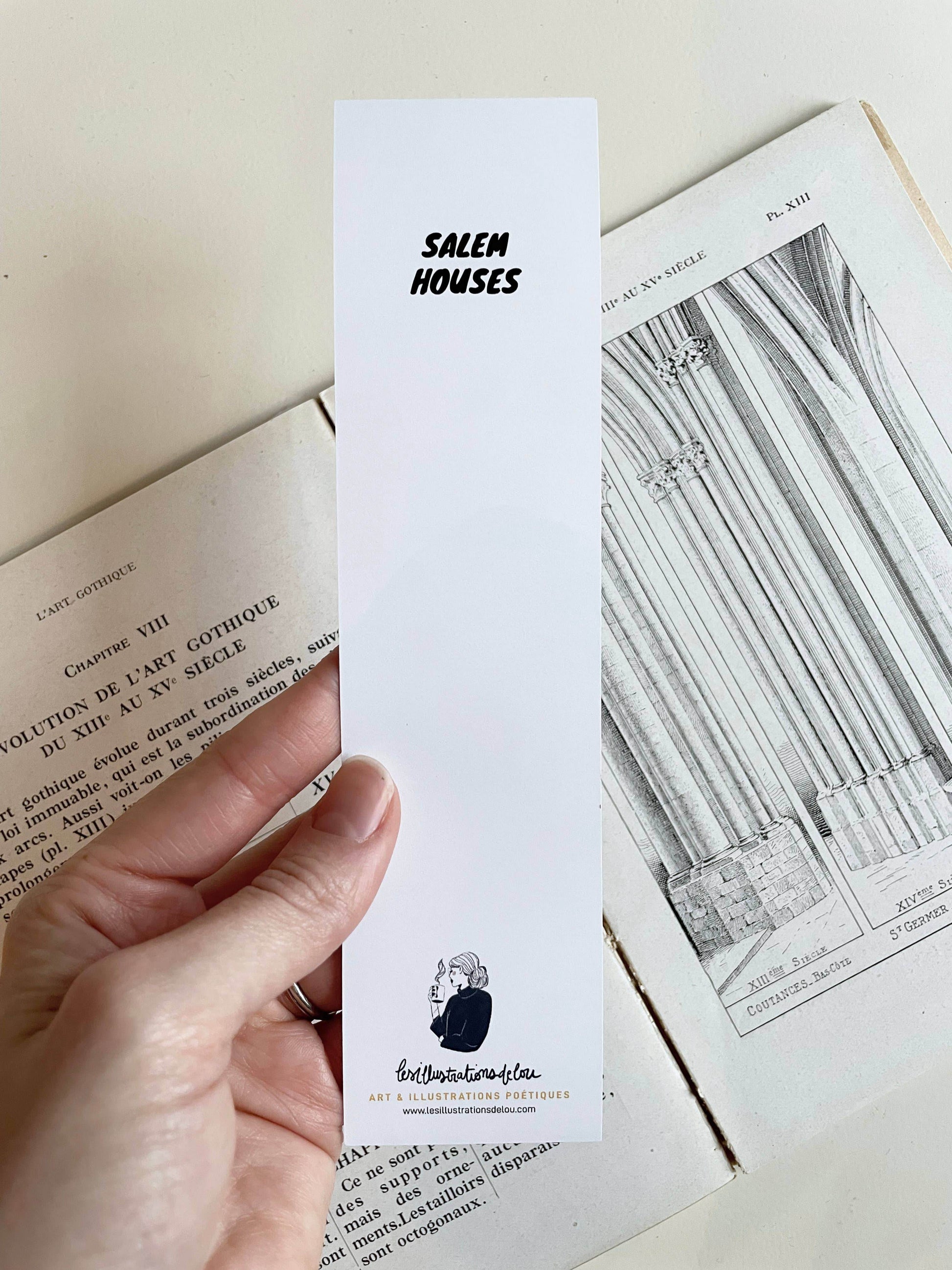 lesillustrationsdelou - Bladwijzer: huizen in Salem - The Dreamer's Bookshop.