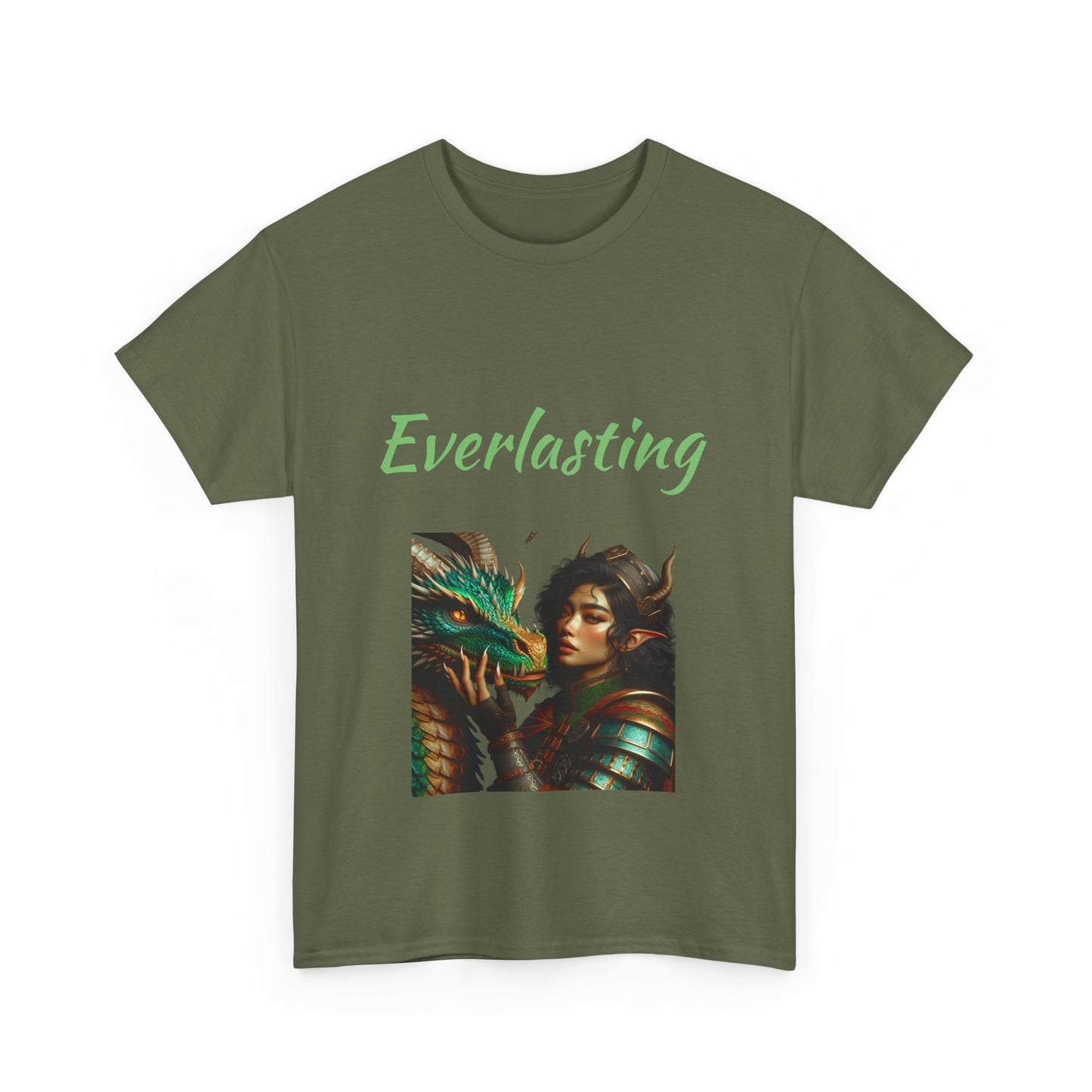 Book Lover's Unisex Heavy Cotton Tee - "Everlasting" - The Dreamer's Bookshop.