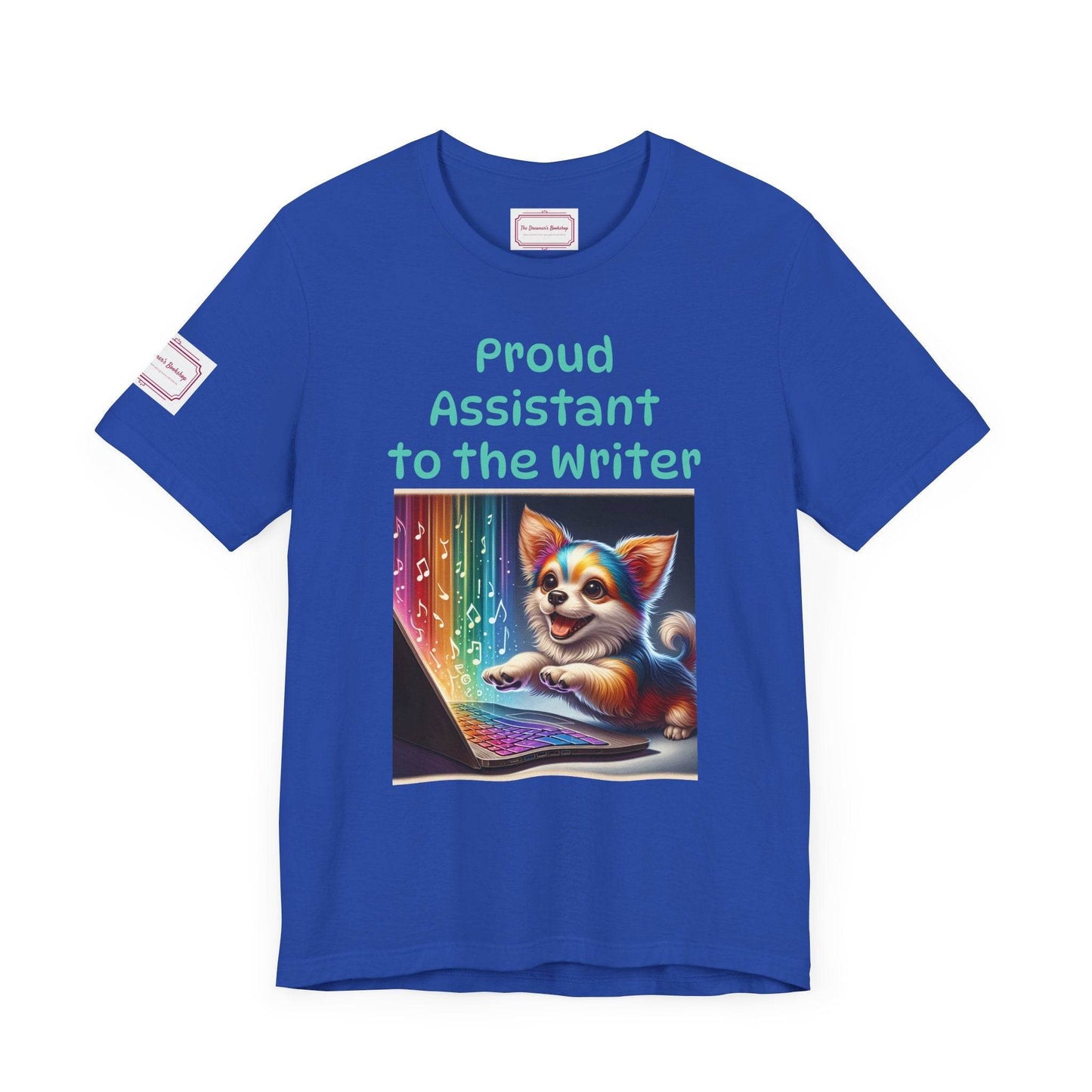 Assistant Writer Tee - Fun Short Sleeve Shirt for Writers & Book Lovers - The Dreamer's Bookshop.