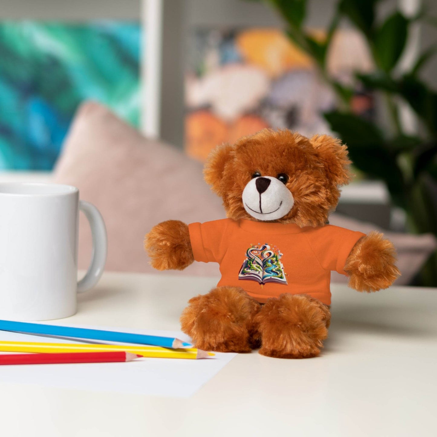 Personalized Stuffed Animal with Tee - Perfect Gift for Kids and Baby Showers - The Dreamer's Bookshop.