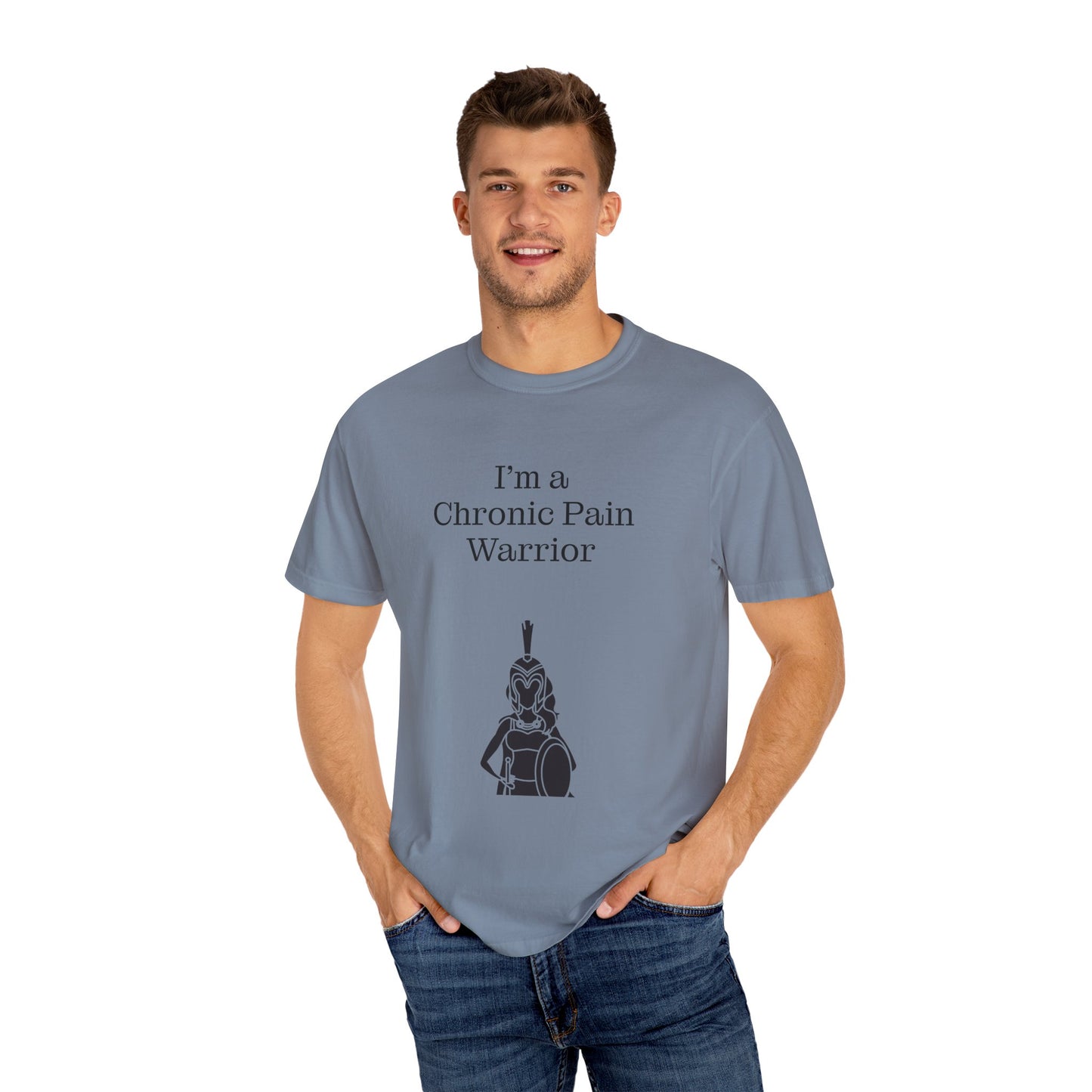 Chronic Pain Warrior Unisex Garment-Dyed T-Shirt - Empowering Supportive Apparel