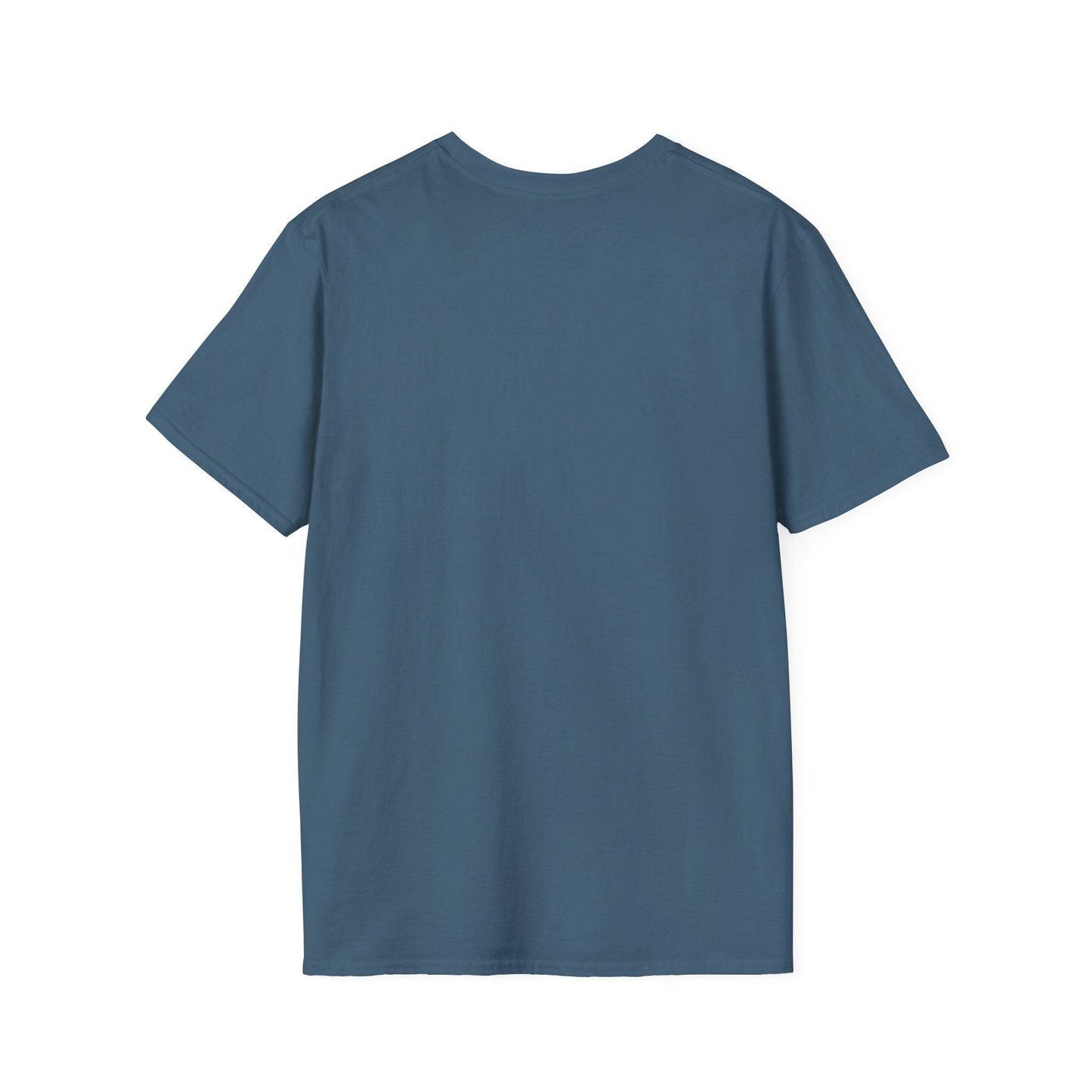 Unisex Softstyle T-Shirt - Vintage Cat Book Stack Booklover - The Dreamer's Bookshop.