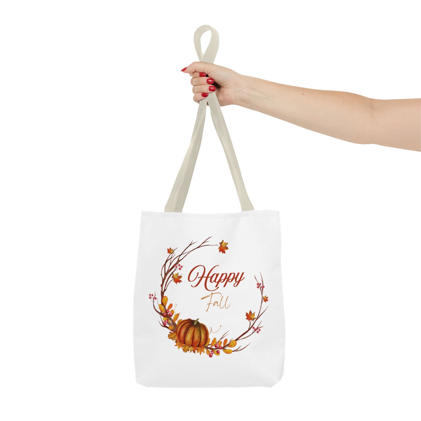 Happy Fall Tote Bag - Cozy Autumn Design
