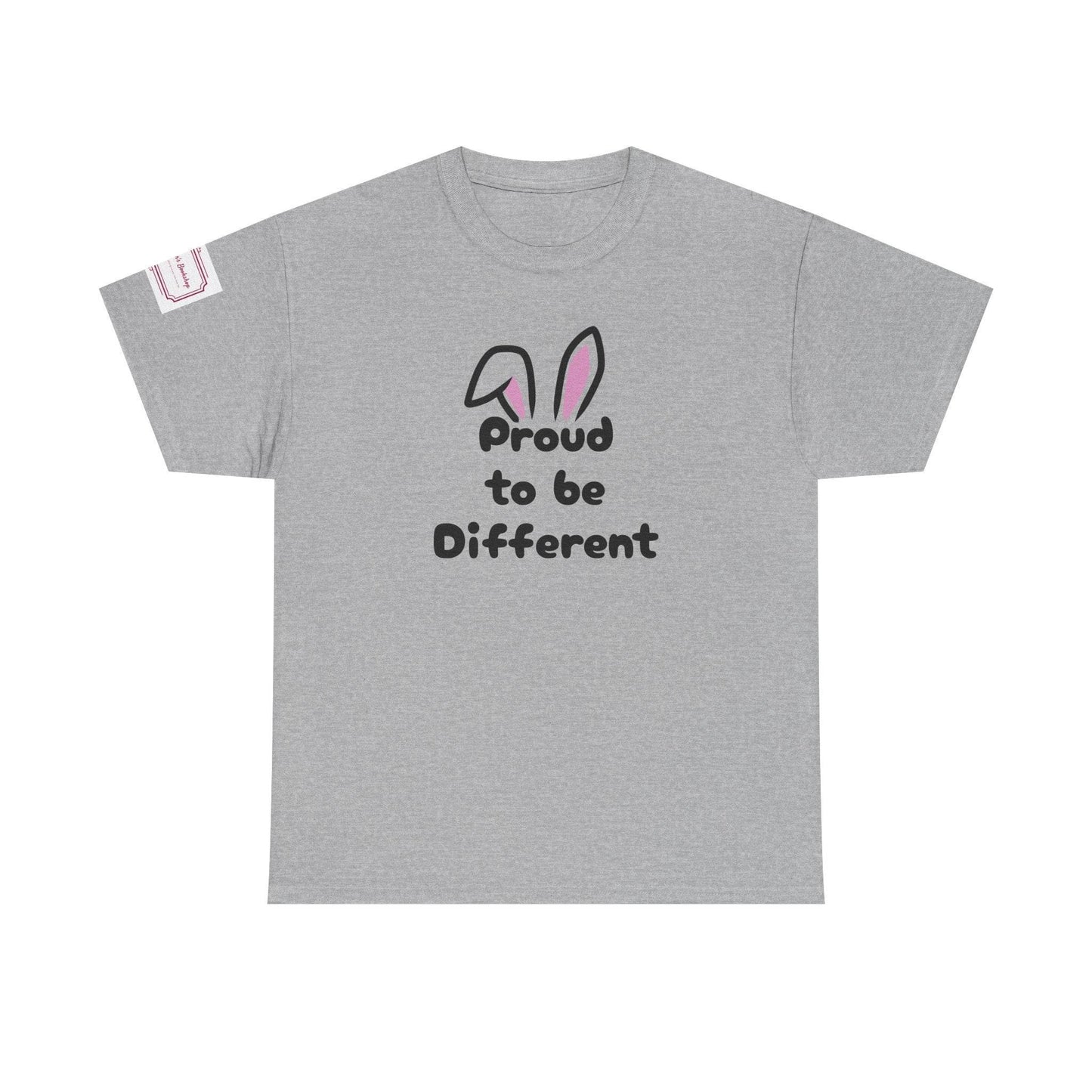 Proud to be Different Unisex Heavy Cotton Tee - Celebrate Individuality - The Dreamer's Bookshop.
