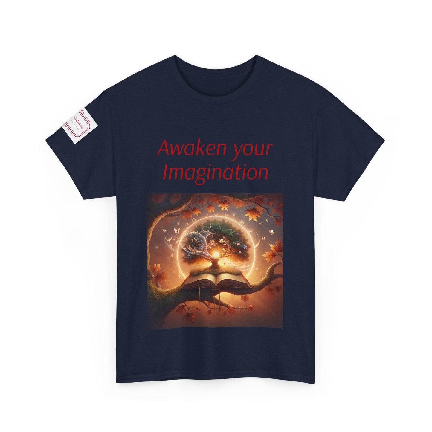 Unisex Imagination Tee - Awaken Your Creativity - Perfect Gift for Book Lovers - The Dreamer's Bookshop.