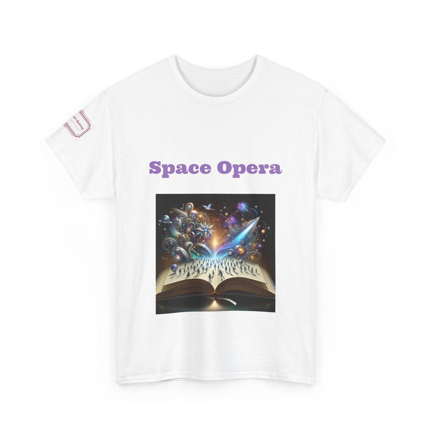 Space Opera - Graphic Unisex Heavy Cotton Tee - Sci-Fi Books - The Dreamer's Bookshop.