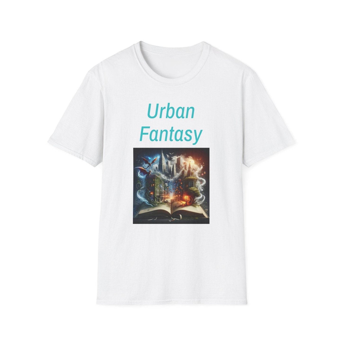 Urban Fantasy Unisex Softstyle T-Shirt - Dreamy Graphic Tee for Book Lovers - The Dreamer's Bookshop.