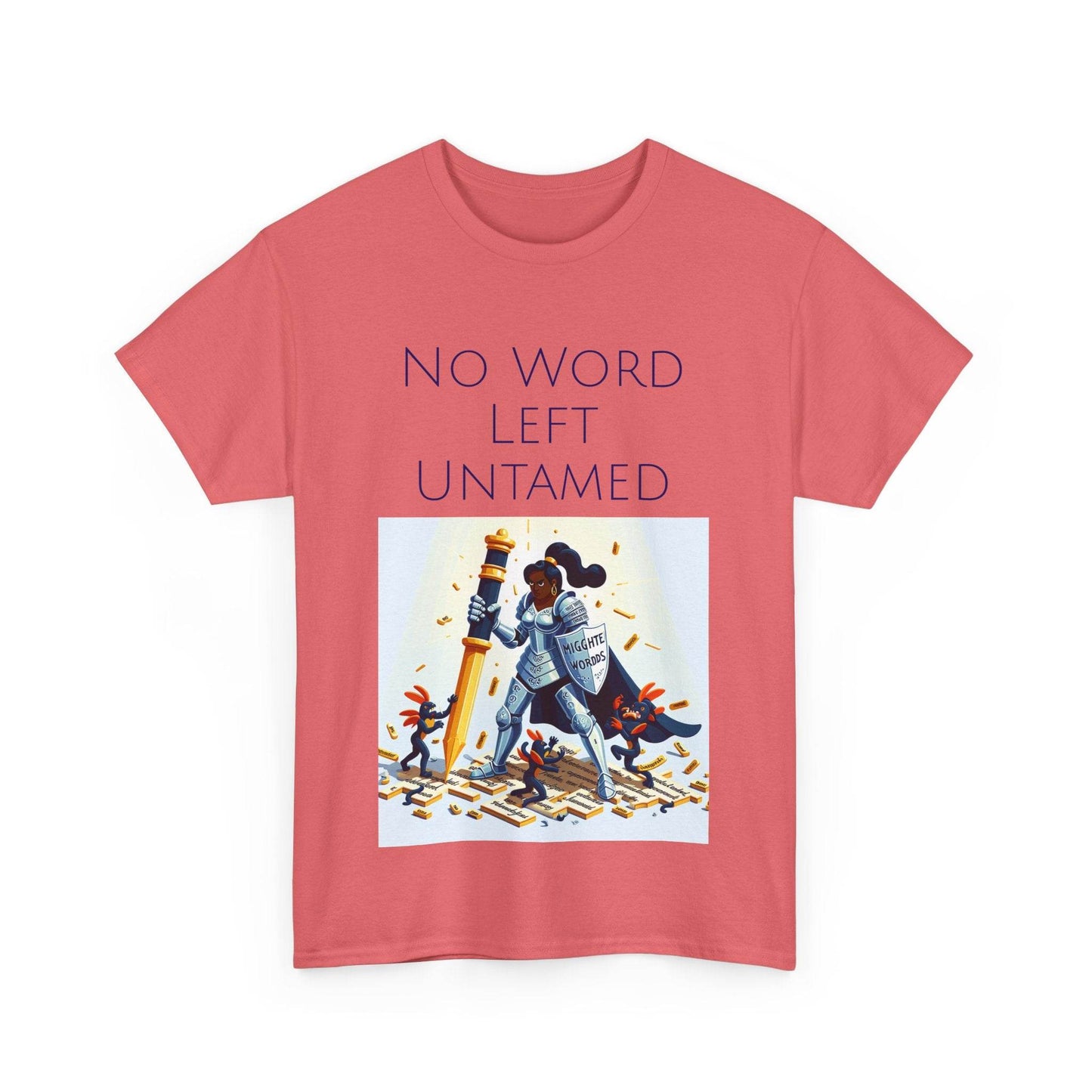 No Word Unisex Heavy Cotton Tee - Creative Writer's Apparel - The Dreamer's Bookshop.