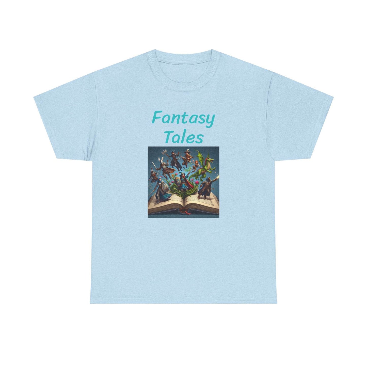 Magic - Graphic Tee - Unisex Heavy Cotton T-Shirt - Fantasy Tales - The Dreamer's Bookshop.