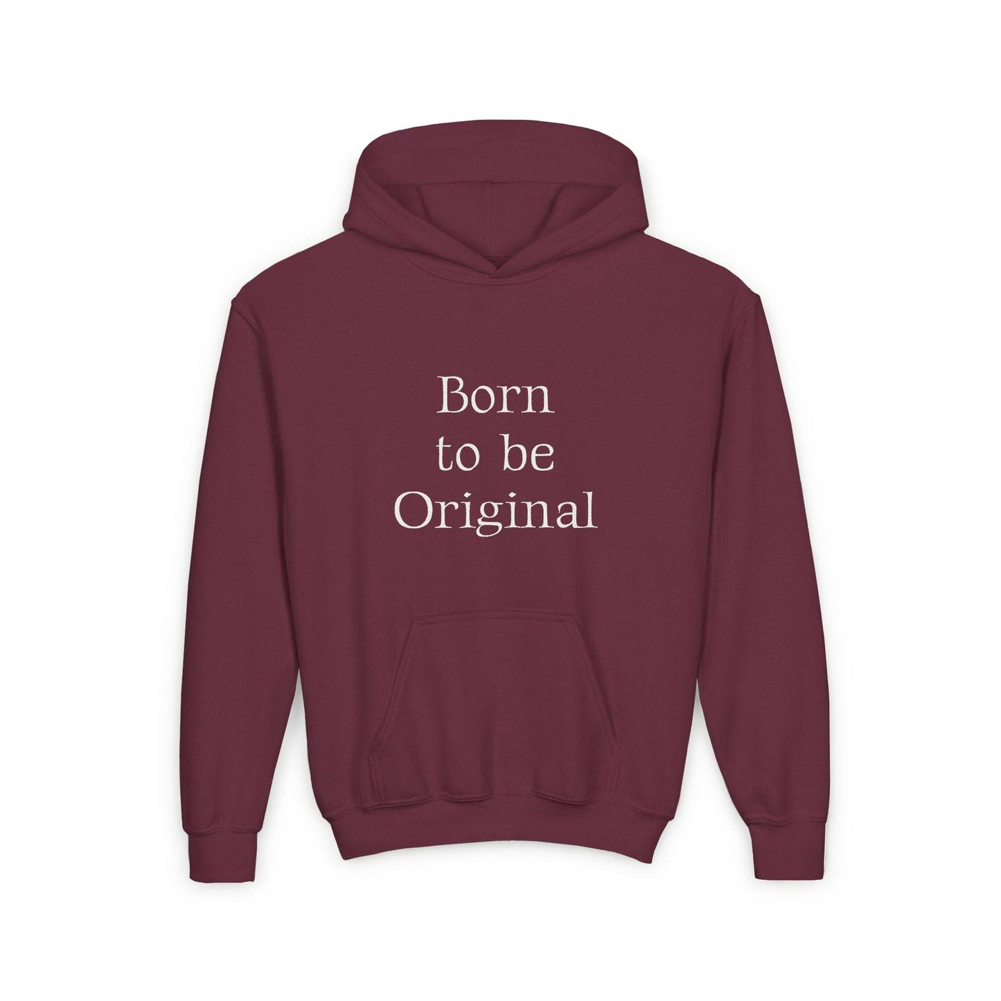 EU - Youth Heavy Blend Hoodie - 'Born to be Original' - Indie Author Inspired Sweatshirt - The Dreamer's Bookshop.