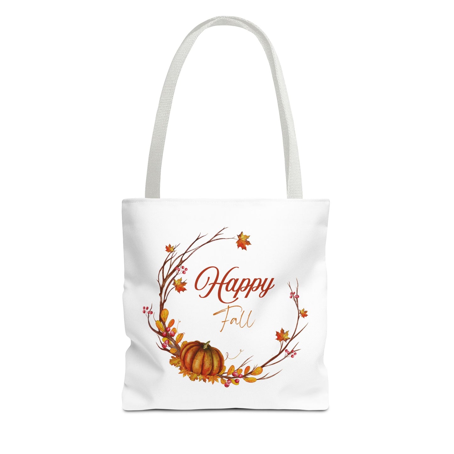 Happy Fall Tote Bag - Cozy Autumn Design