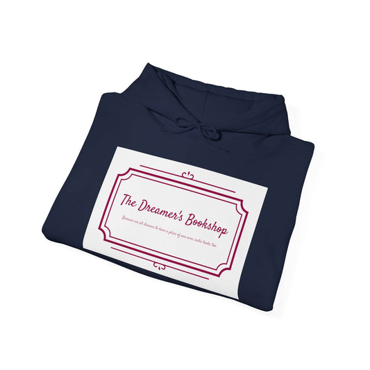 The Dreamer's Bookshop Unisex Hooded Sweatshirt - Cozy Literary Apparel - The Dreamer's Bookshop.