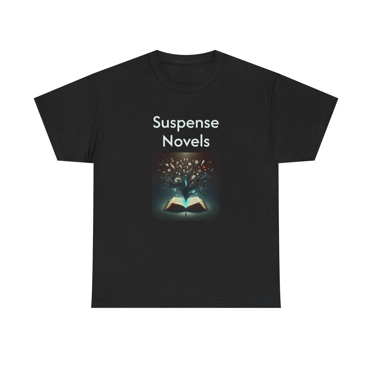 Fiction - Graphic Tee - Unisex Heavy Cotton T-Shirt Suspense Novels - The Dreamer's Bookshop.