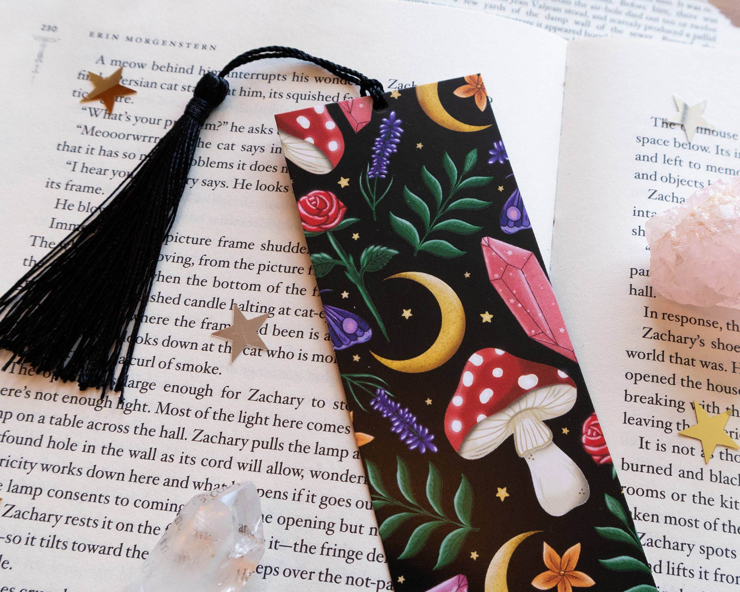 Basically Britt - Woodland Bookmark - Forest Toadstool Nature Butterfly - The Dreamer's Bookshop.