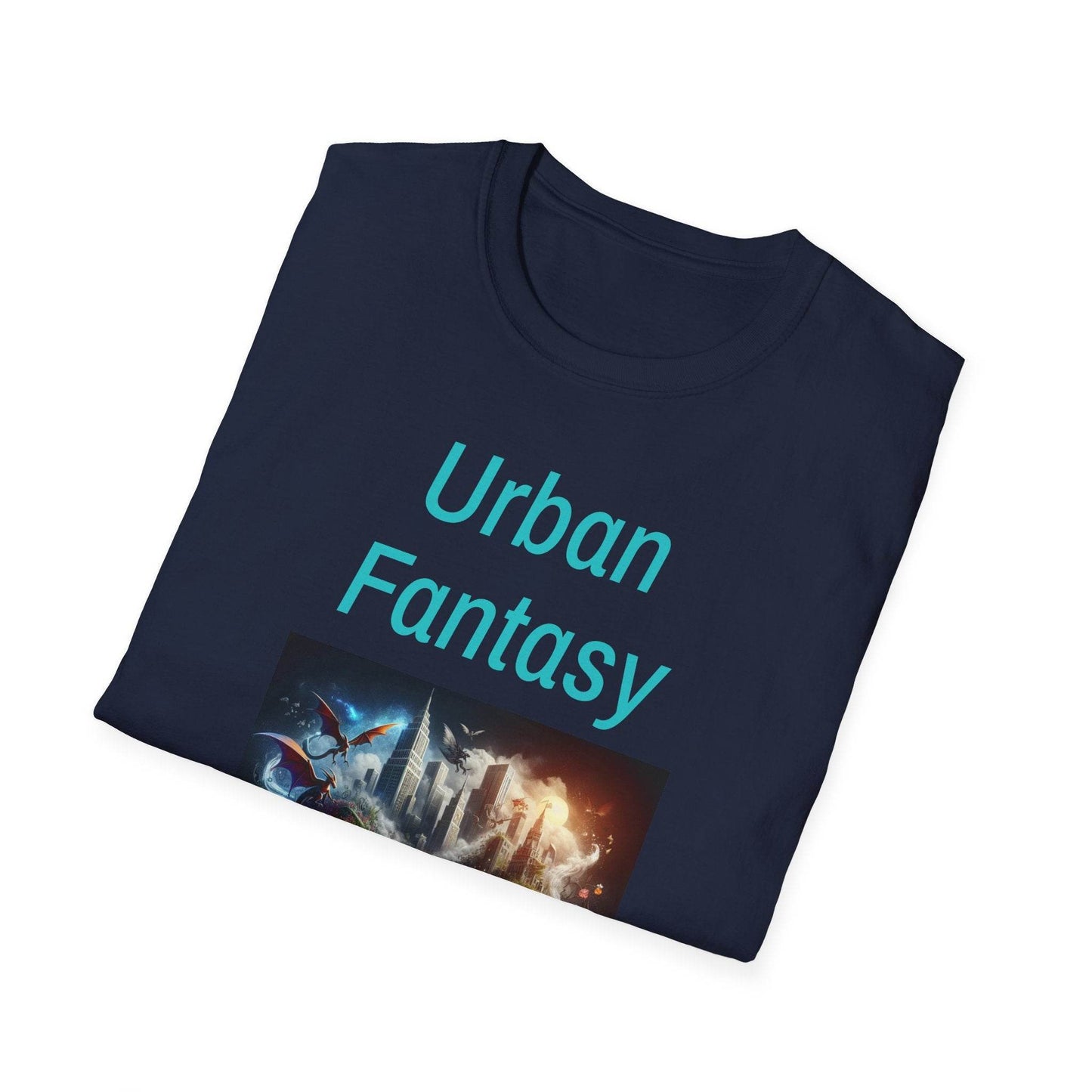 Urban Fantasy Unisex Softstyle T-Shirt - Dreamy Graphic Tee for Book Lovers - The Dreamer's Bookshop.