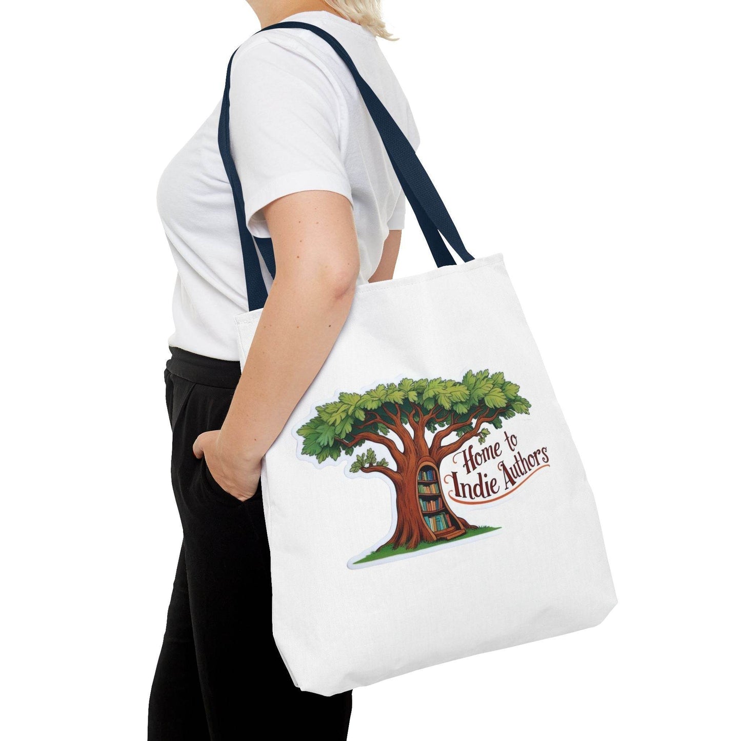 Literary Tote Bag - Home to Indie Authors & The Dreamer's Bookshop Designs - The Dreamer's Bookshop.