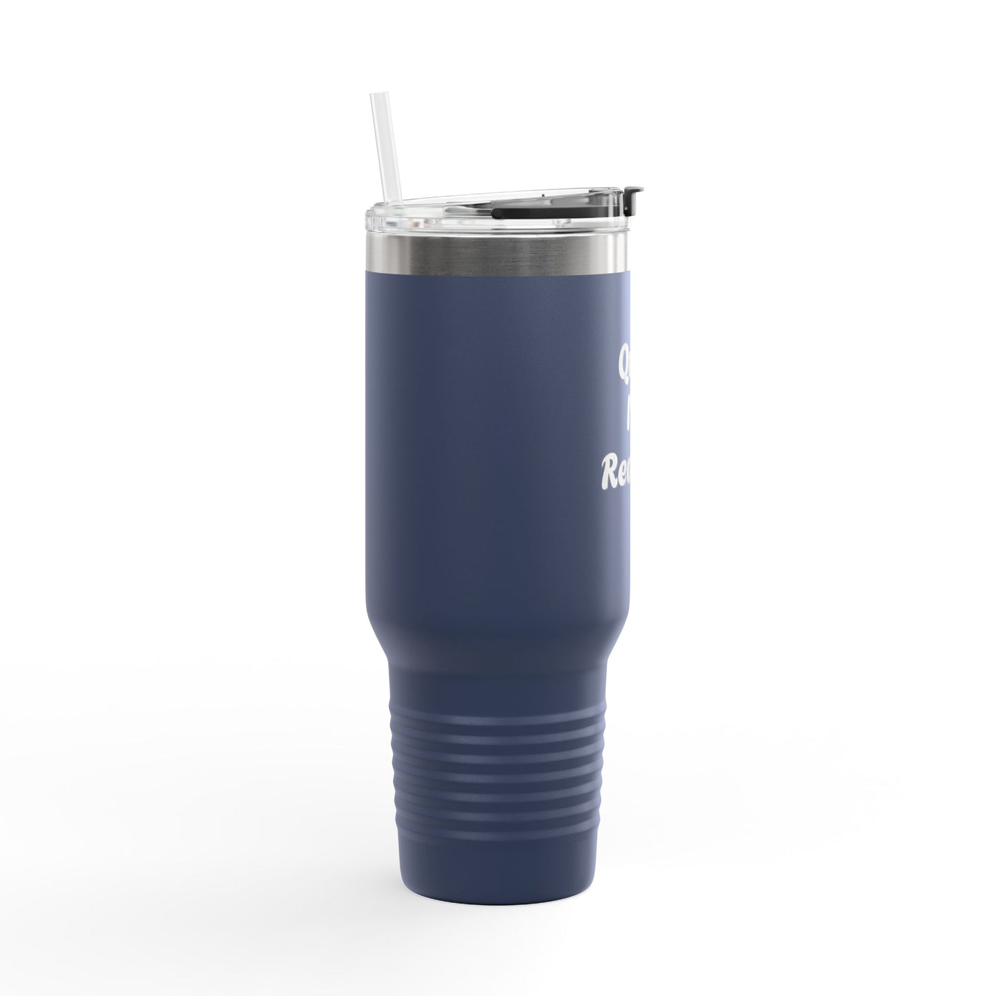 Insulated Travel Mug - "Quiet I'm Reading" - 40oz Coffee Cup for Book Lovers - The Dreamer's Bookshop.