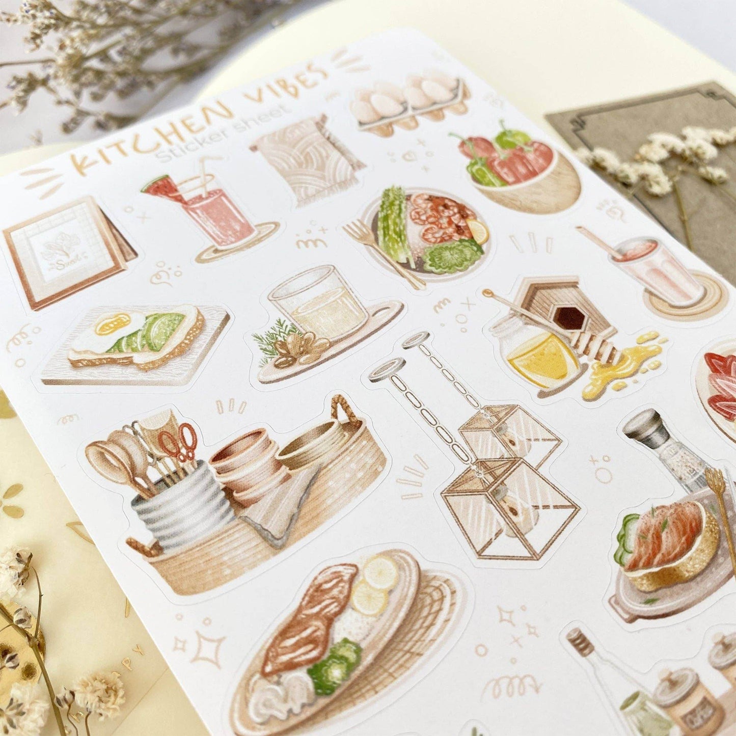 LETTOOn - Stickervel - Keuken Sfeer - The Dreamer's Bookshop.