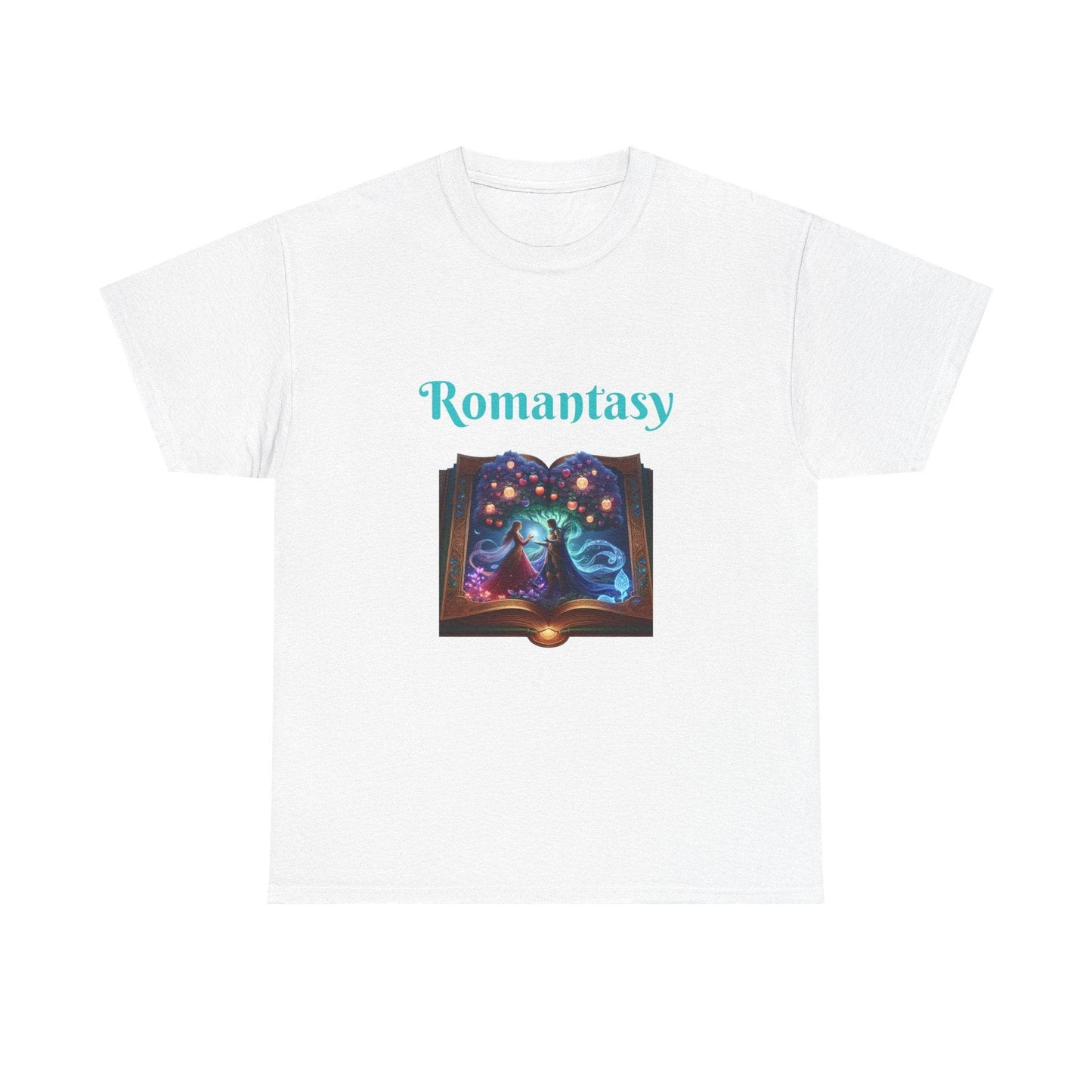 Fantasy - Graphic Tee - Unisex Heavy Cotton T-Shirt Romantasy Books - The Dreamer's Bookshop.