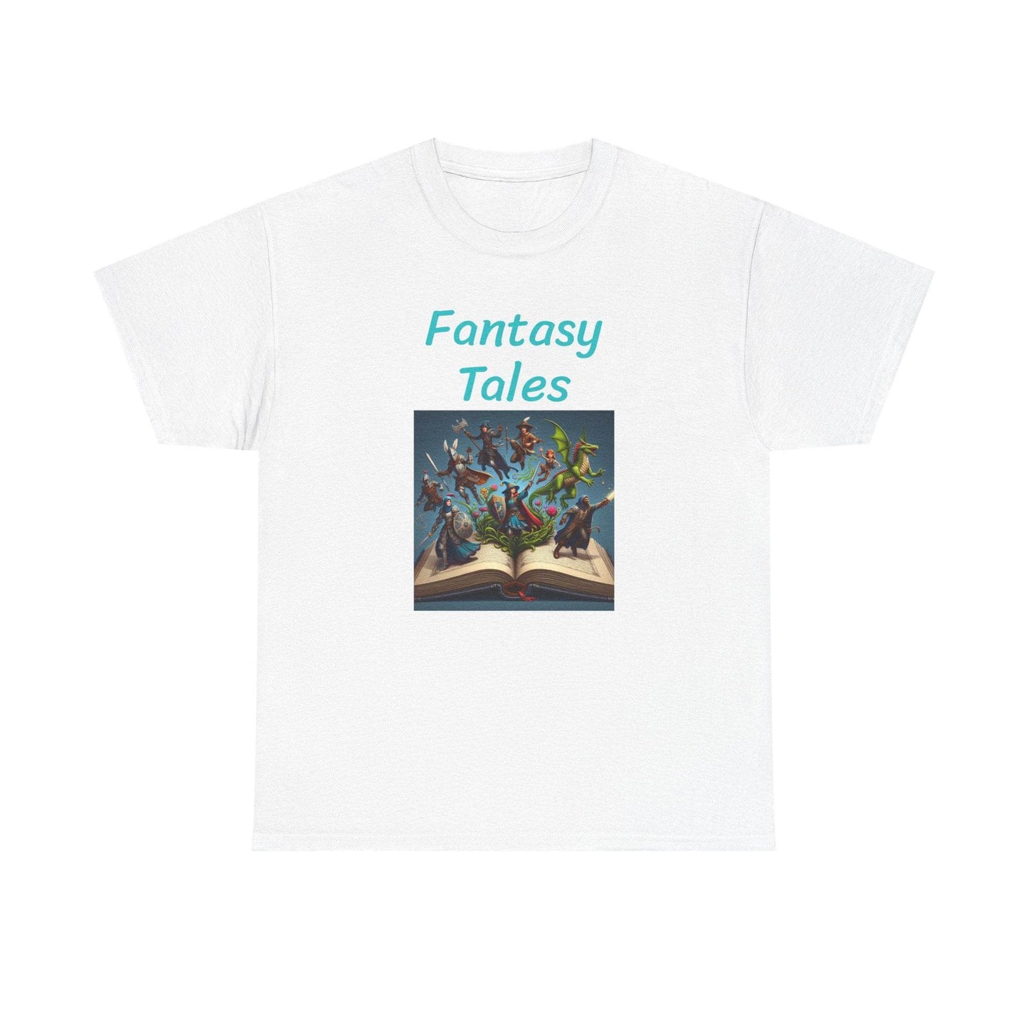 Magic - Graphic Tee - Unisex Heavy Cotton T-Shirt - Fantasy Tales - The Dreamer's Bookshop.