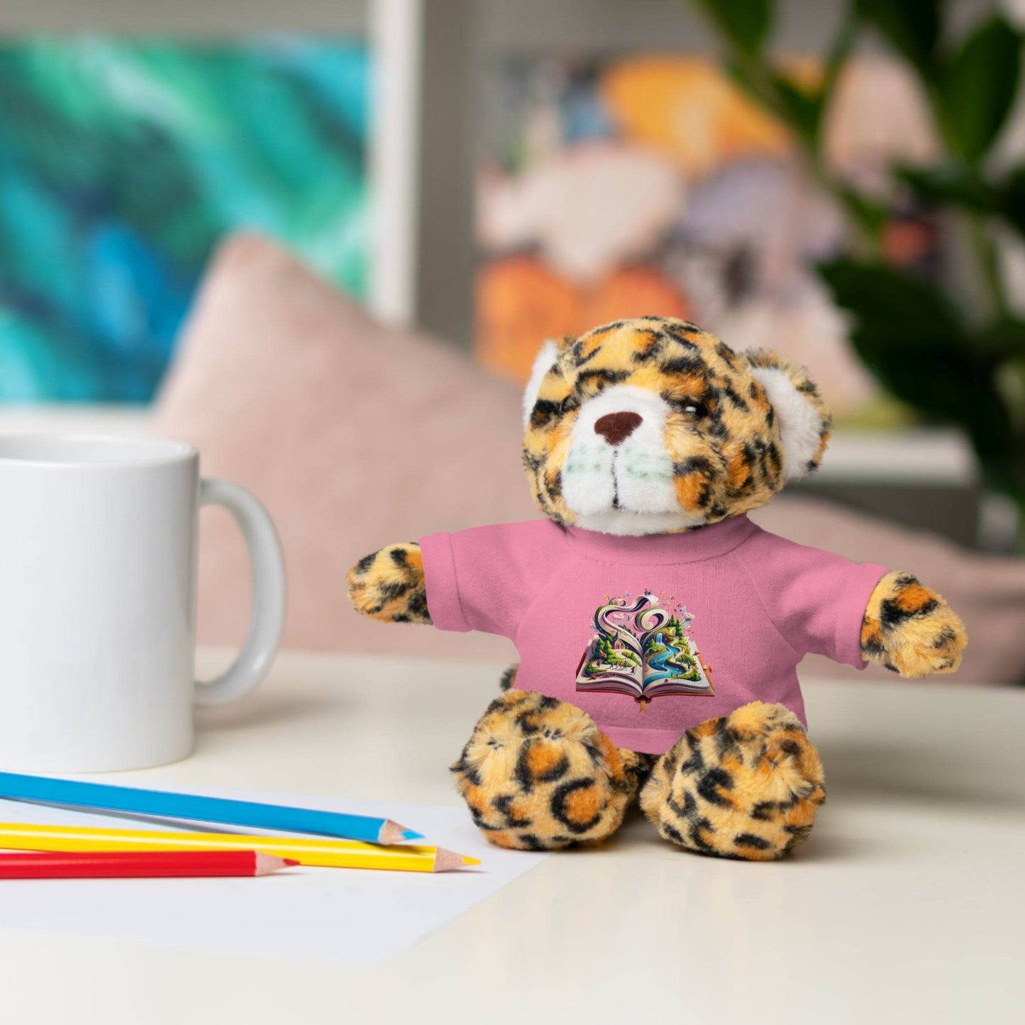 Personalized Stuffed Animal with Tee - Perfect Gift for Kids and Baby Showers - The Dreamer's Bookshop.