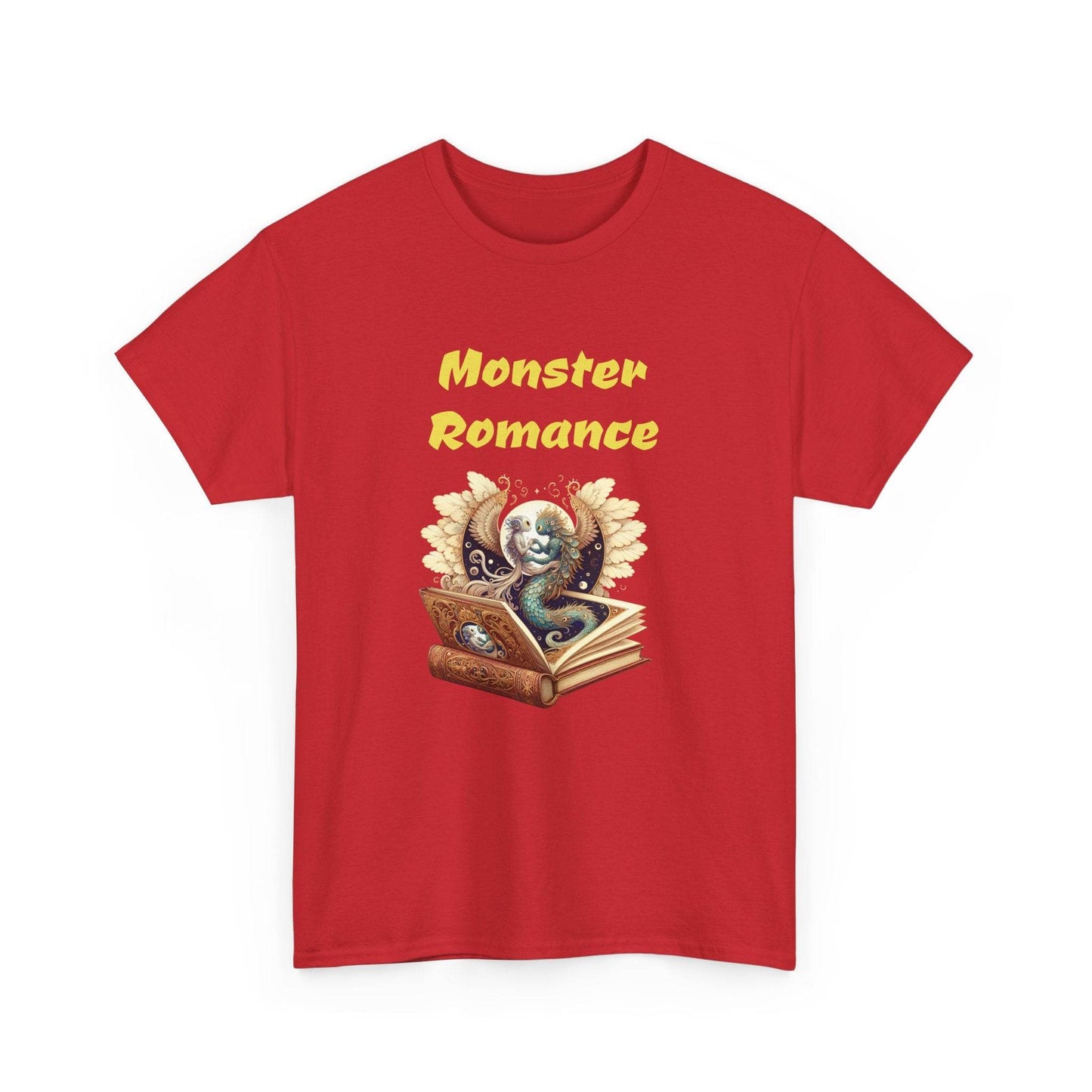 Fantasy - Graphic Tee - Unisex Heavy Cotton T-Shirt Monster Romance Books - The Dreamer's Bookshop.