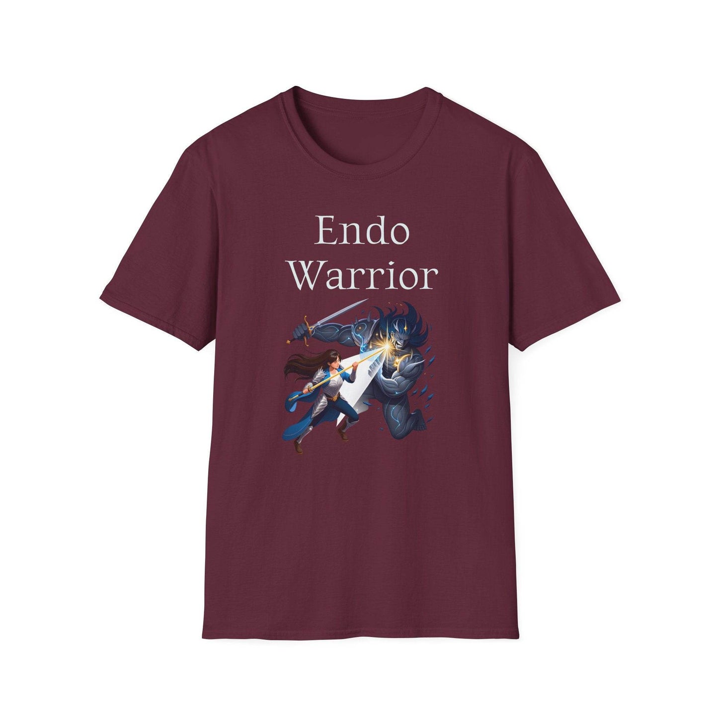 Endometriosis Warrior Unisex Softstyle T-Shirt - What's Your Battle? - The Dreamer's Bookshop.