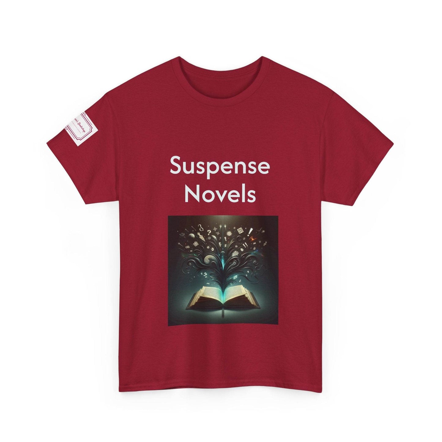 Fiction - Graphic Unisex Heavy Cotton Tee - Suspense Novels - The Dreamer's Bookshop.