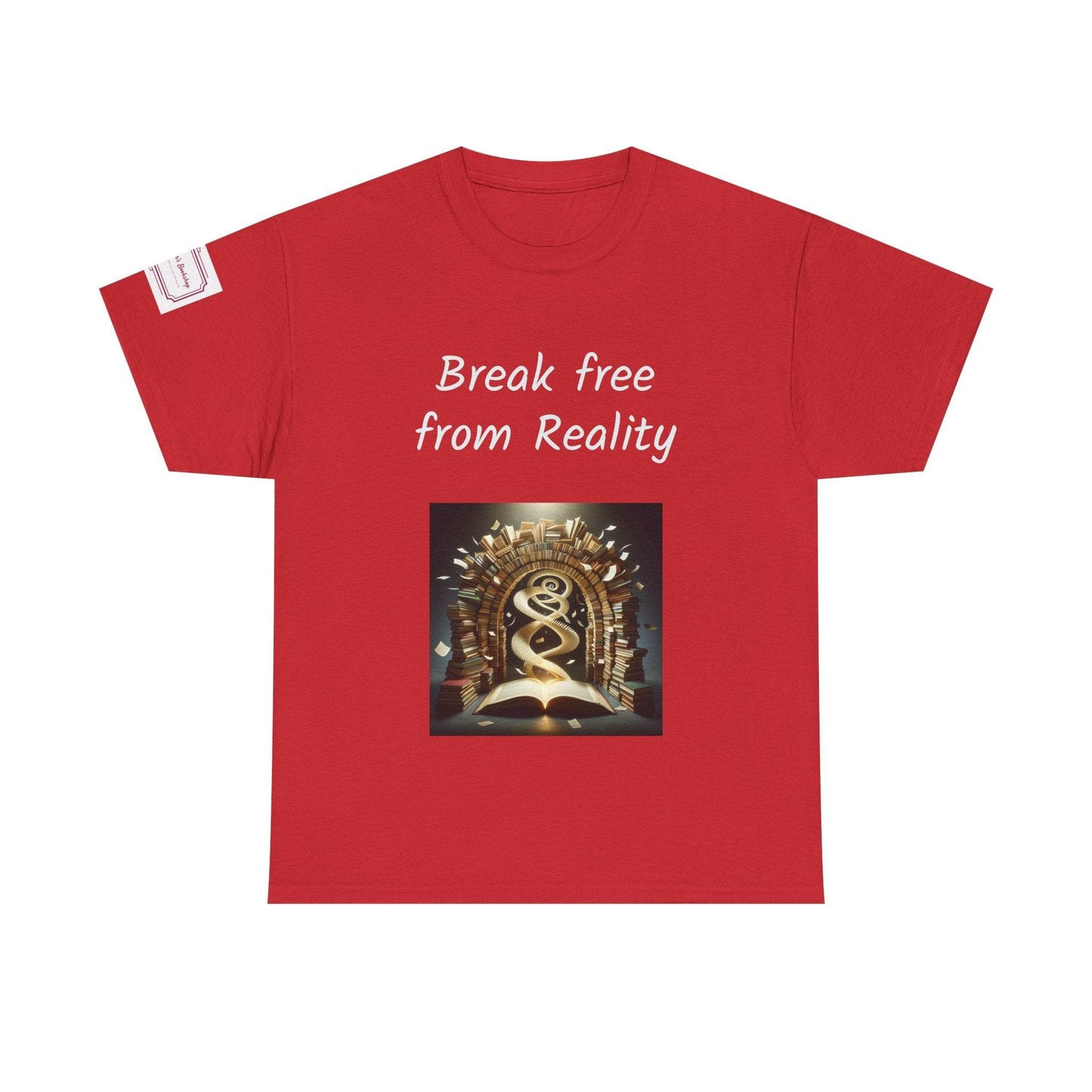 Break Free - Unisex Heavy Cotton Tee - Book Lovers - The Dreamer's Bookshop.
