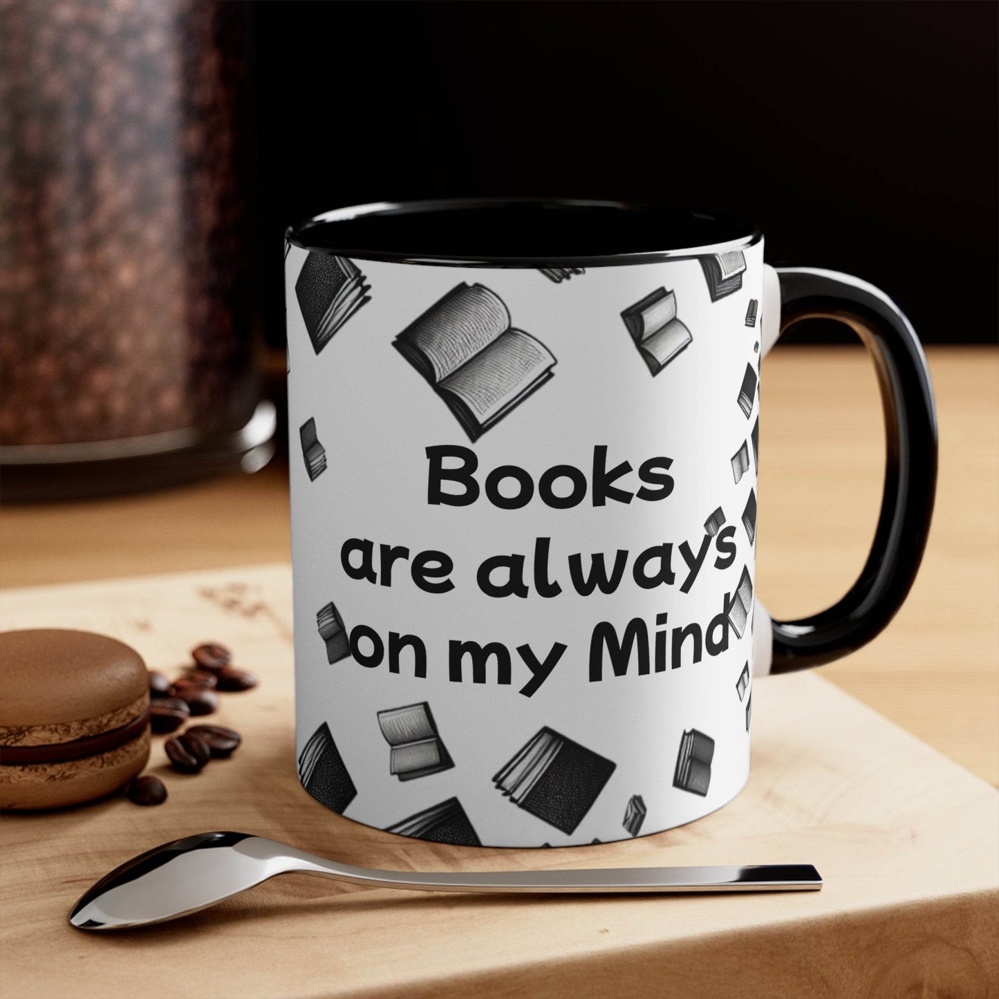 Book Lover's 11oz Colorful Accent Mug - Perfect Gift for Readers - The Dreamer's Bookshop.