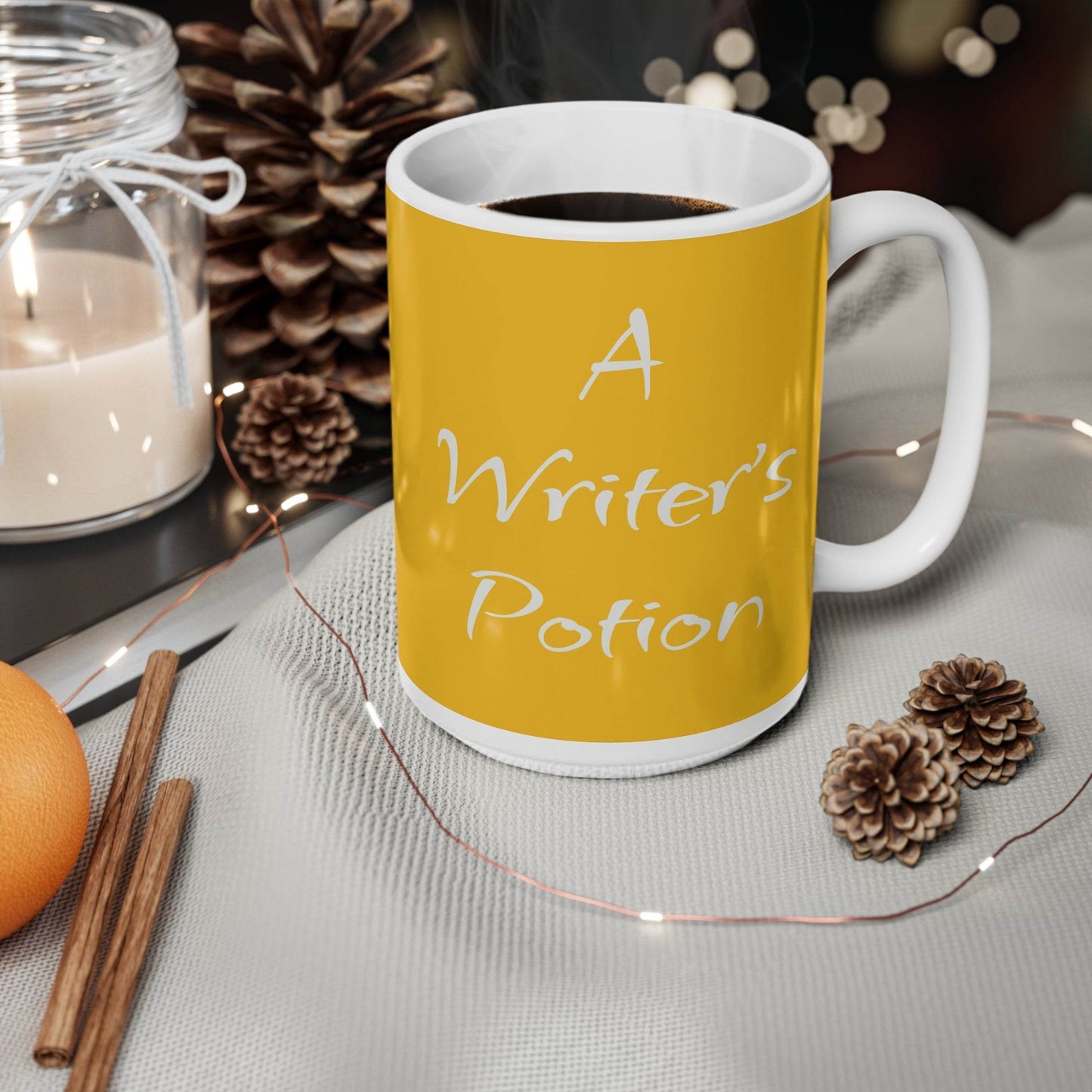 Inspiring Ceramic Coffee Mug - 'A Writer's Potion' - Perfect Gift for Coffee Lovers - The Dreamer's Bookshop.