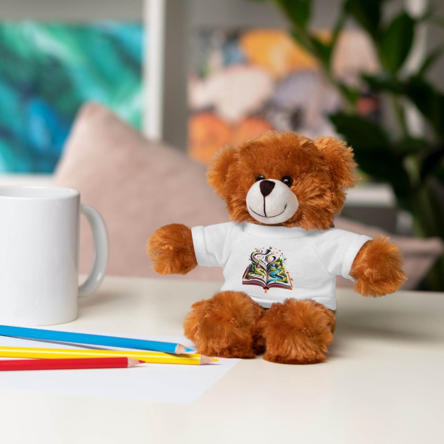 Personalized Stuffed Animal with Tee - Perfect Gift for Kids and Baby Showers - The Dreamer's Bookshop.