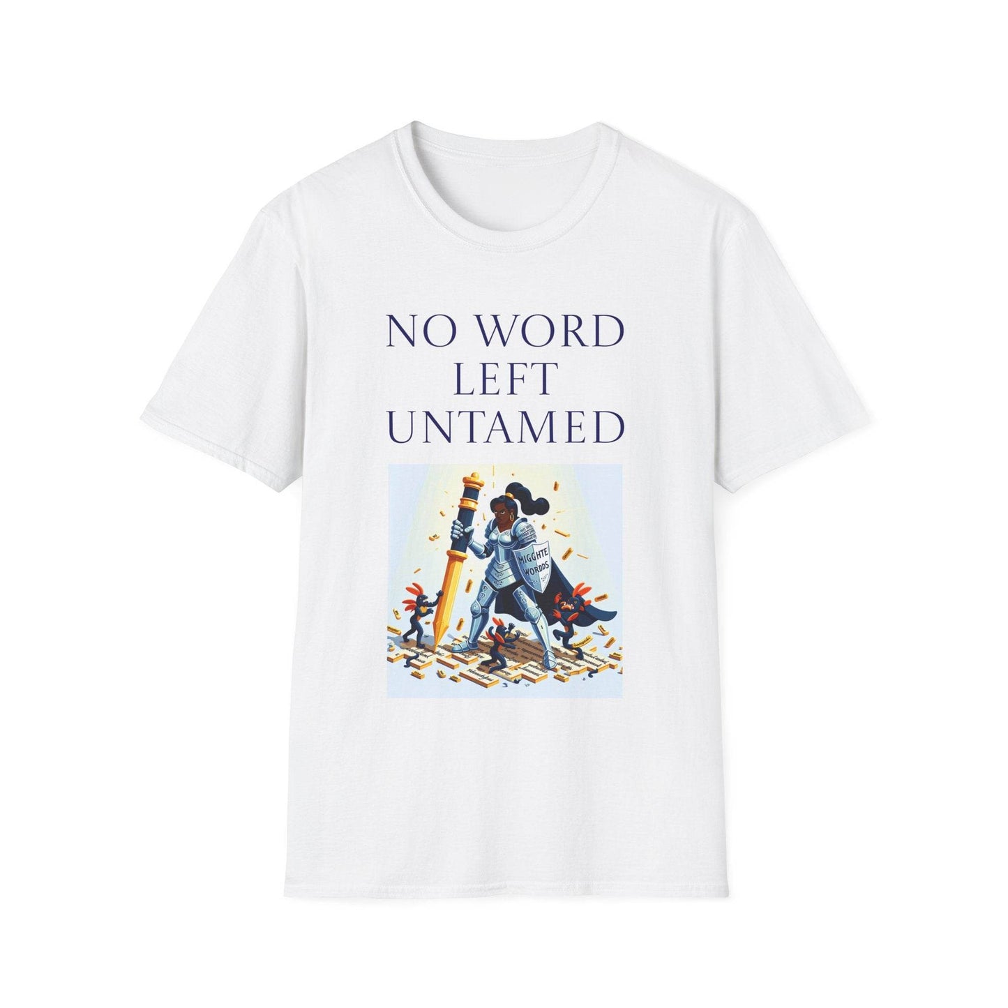 Unisex Softstyle T-Shirt - 'No Word' - The Dreamer's Bookshop.