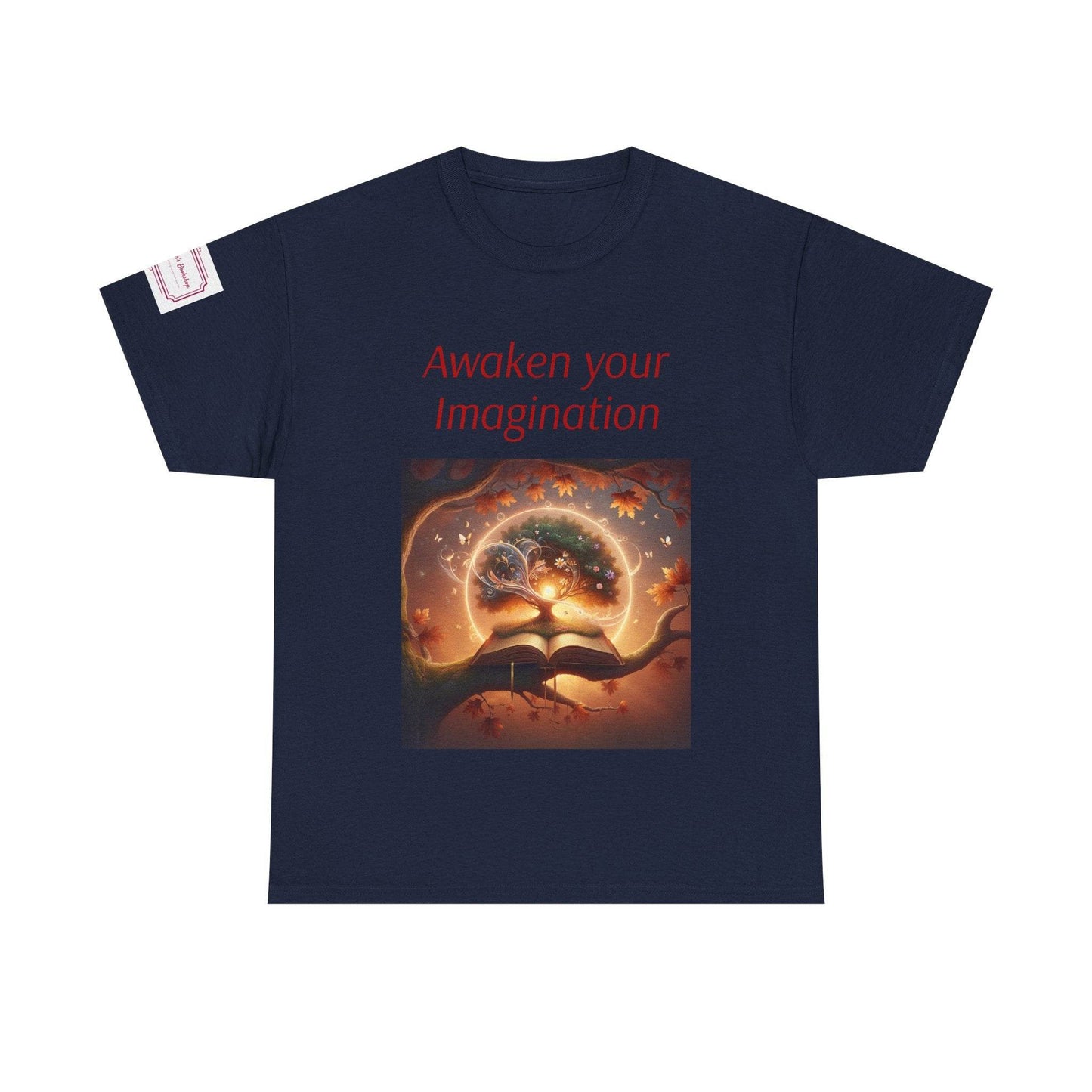 Unisex Imagination Tee - Awaken Your Creativity - Perfect Gift for Book Lovers - The Dreamer's Bookshop.