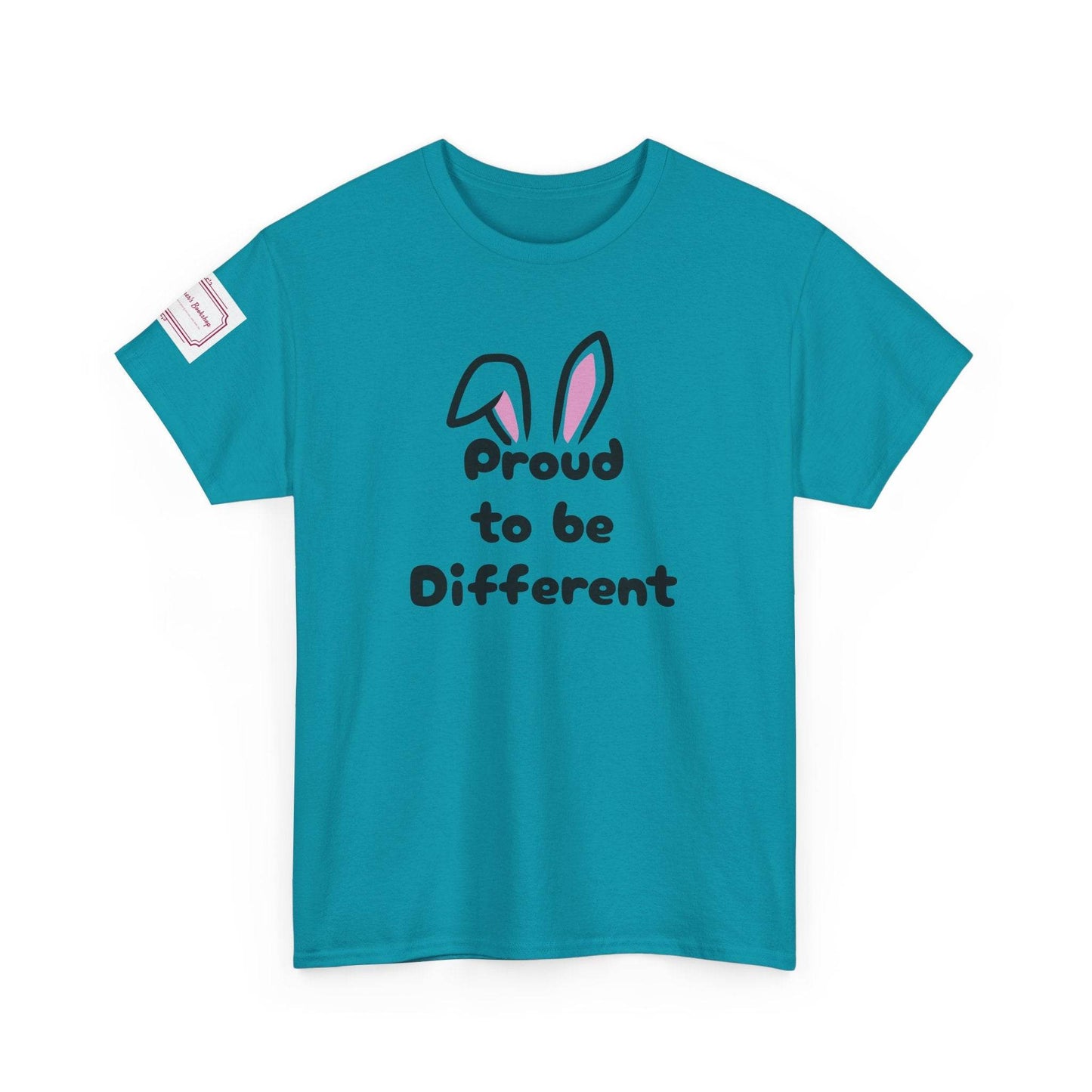 Proud to be Different Unisex Heavy Cotton Tee - Celebrate Individuality - The Dreamer's Bookshop.