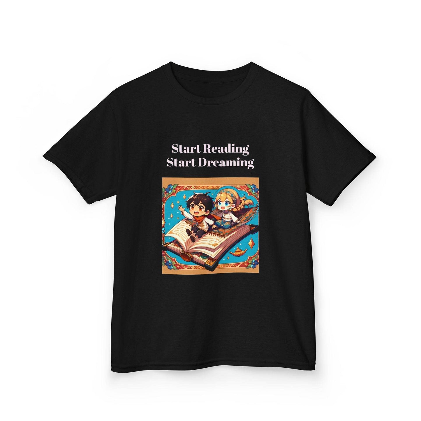 EU - Kids Start Reading Start Dreaming Tee - The Dreamer's Bookshop.